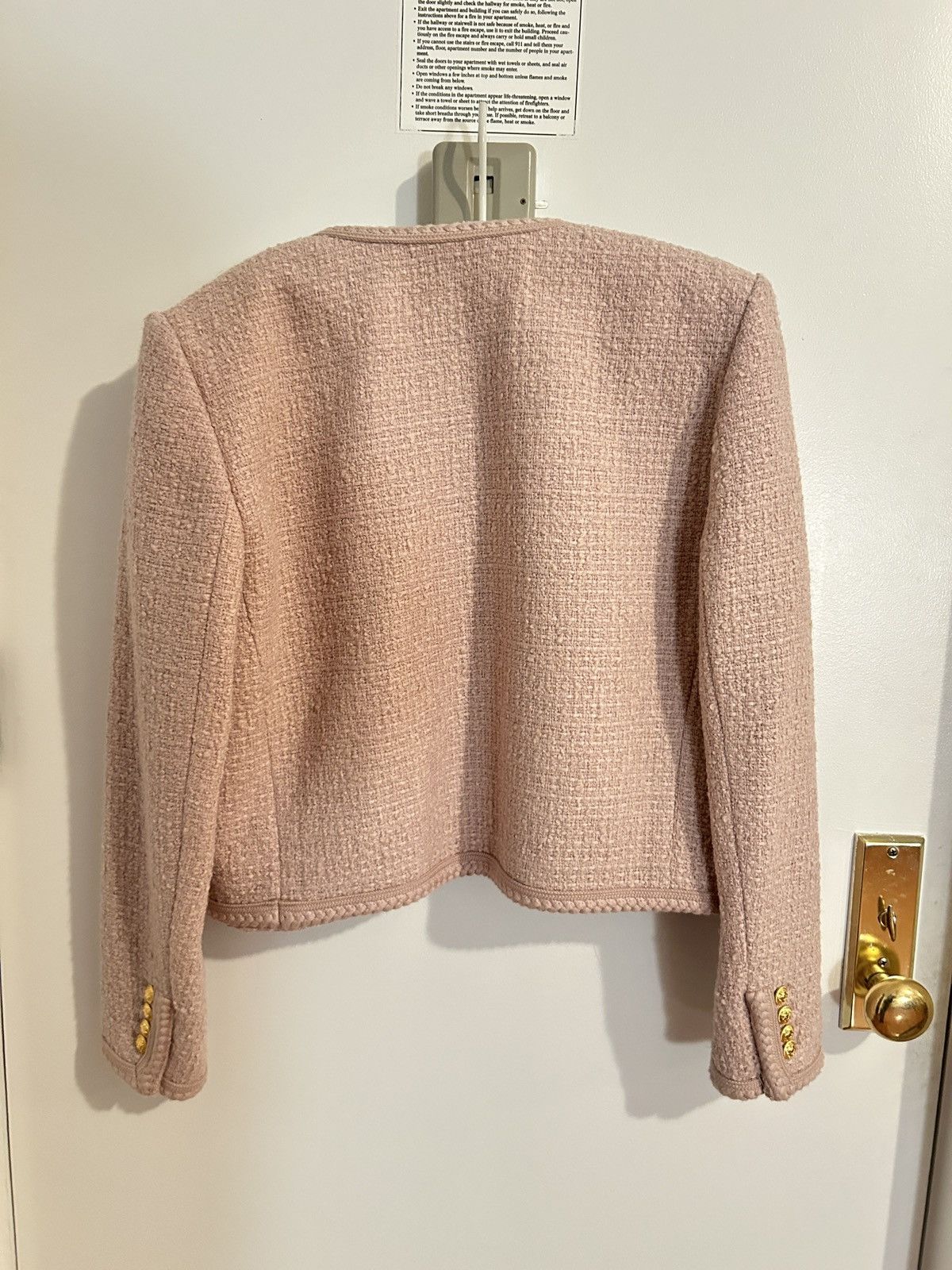 Celine Celine Chelsea Tweed Jacket — Blush Pink (New With Tags) Size M / US 6-8 / IT 42-44 - 7 Thumbnail