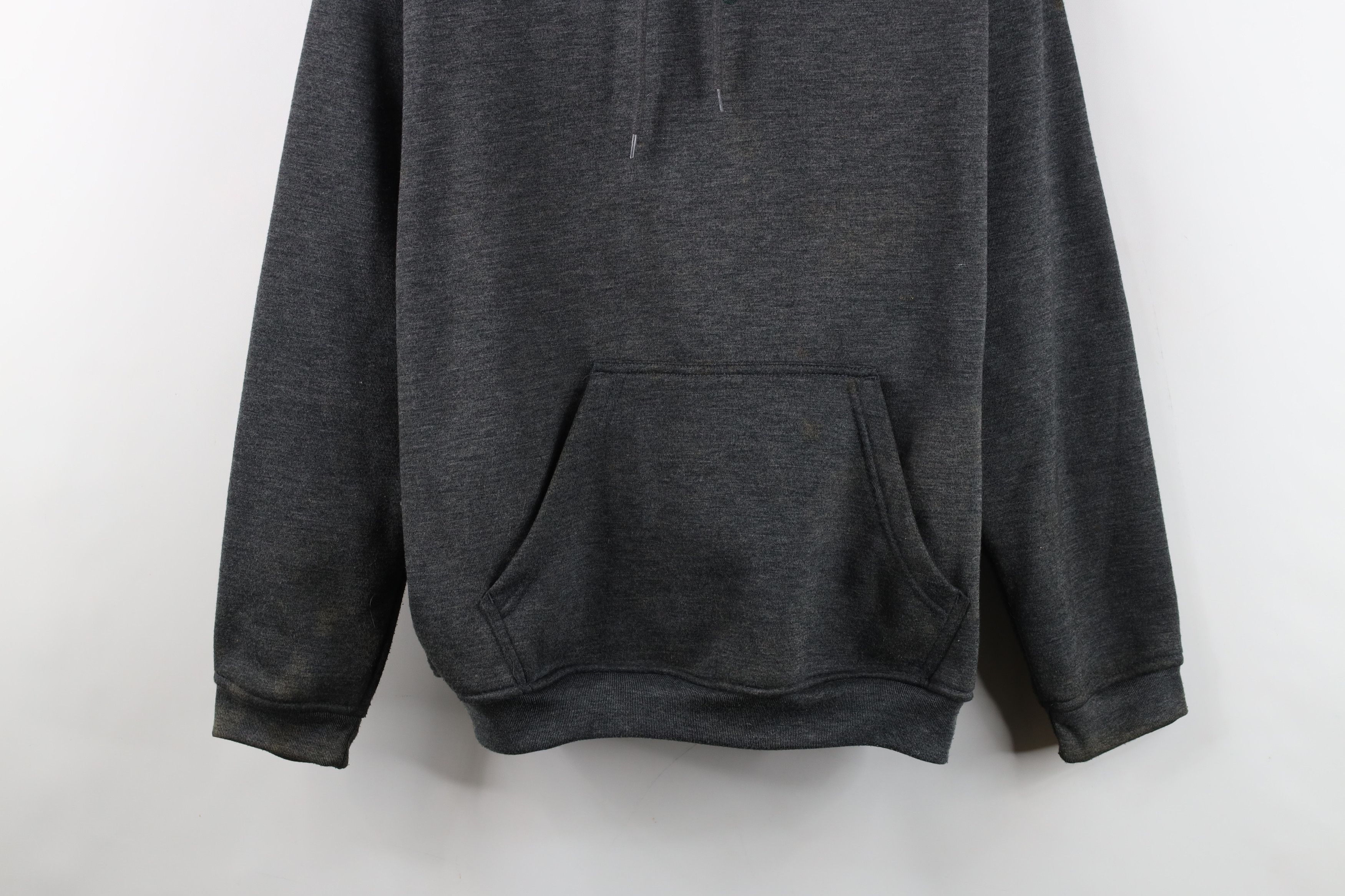 Vintage Vintage 90s Block S Michigan State University Hoodie Gray Size US M / EU 48-50 / 2 - 3 Thumbnail