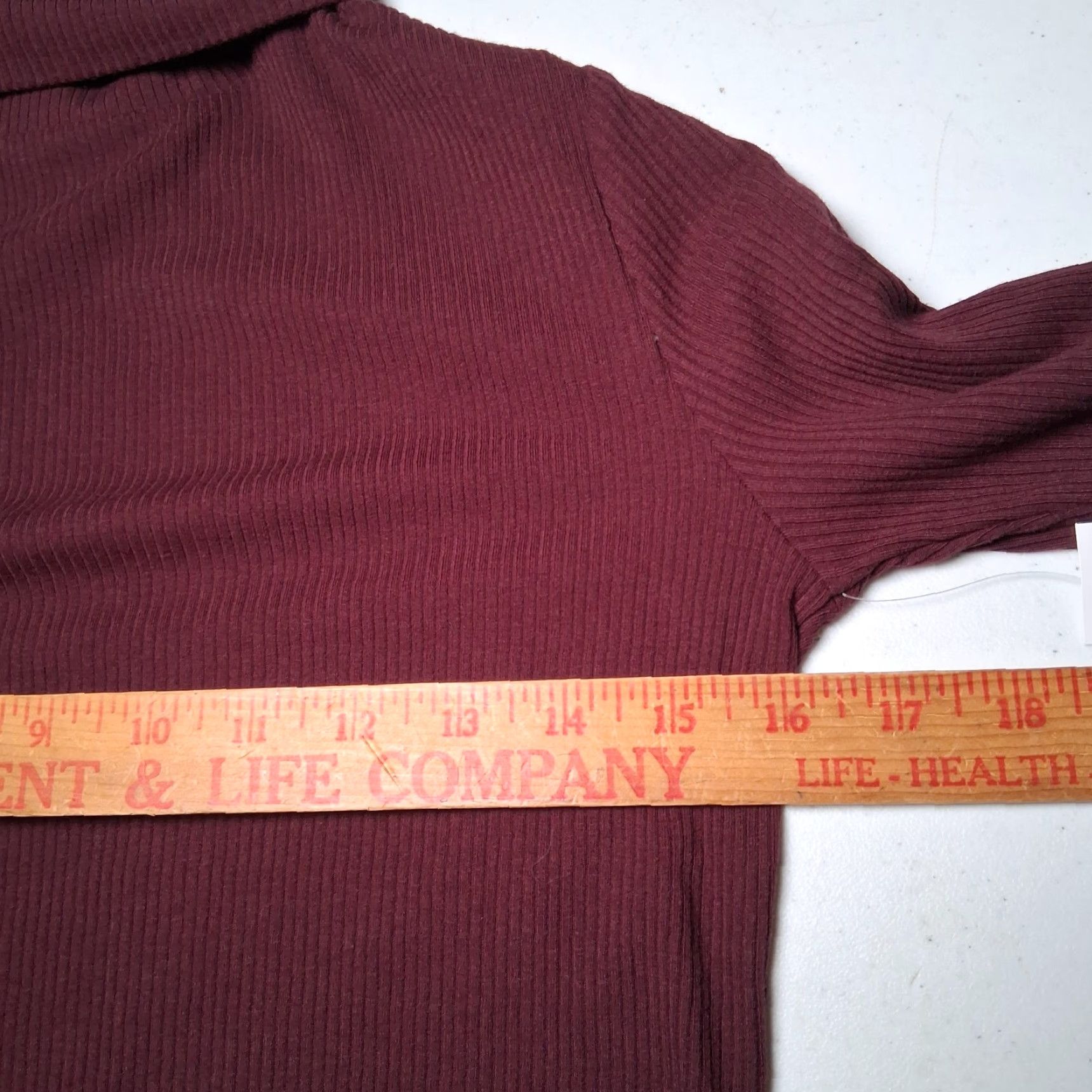 Old Navy Old Navy Shirt Women S Turtleneck Maroon Ribbed Knit Casual Pullover Knit Ribbed Turtleneck Raisin Arizona Classic Fall Winter Regular Women S Size S / US 4 / IT 40 - 5 Thumbnail
