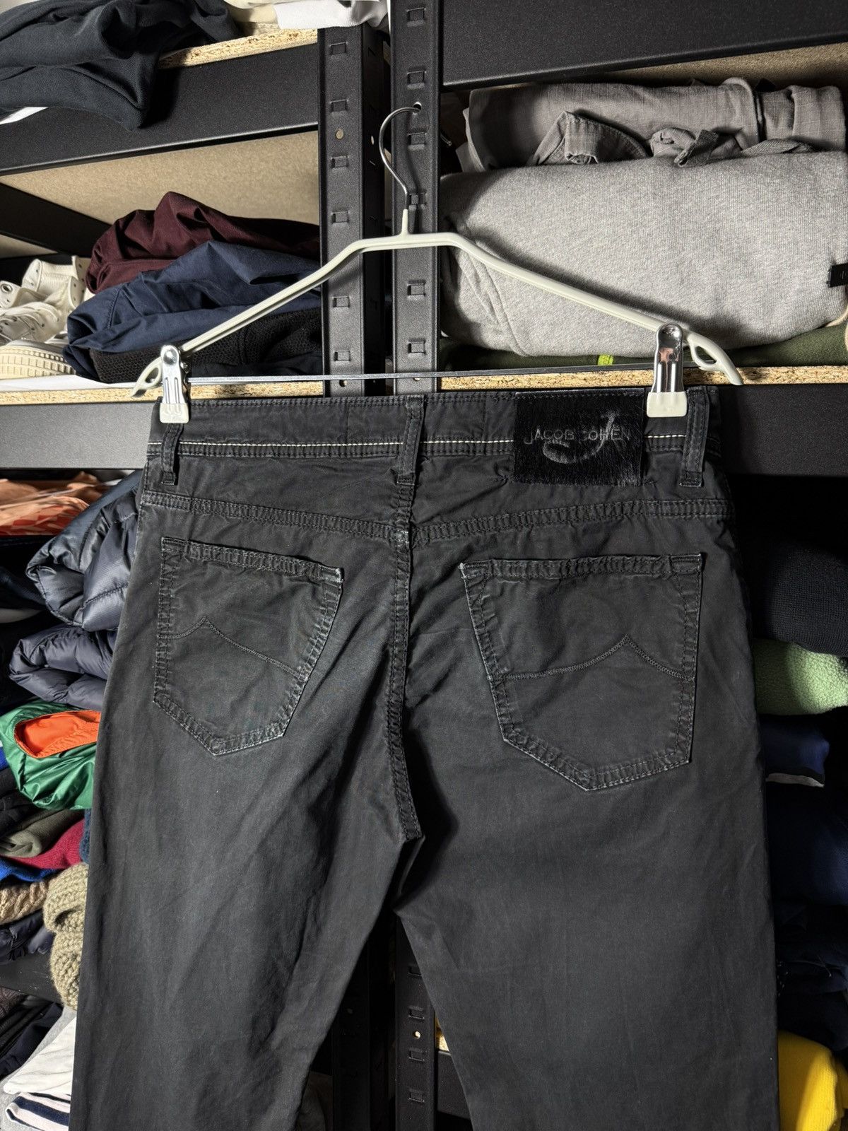 Jacob Cohen Jacob Cohen Handmade Jeans W31 Black Slim Fit Stretch Size US 31 - 2 Thumbnail