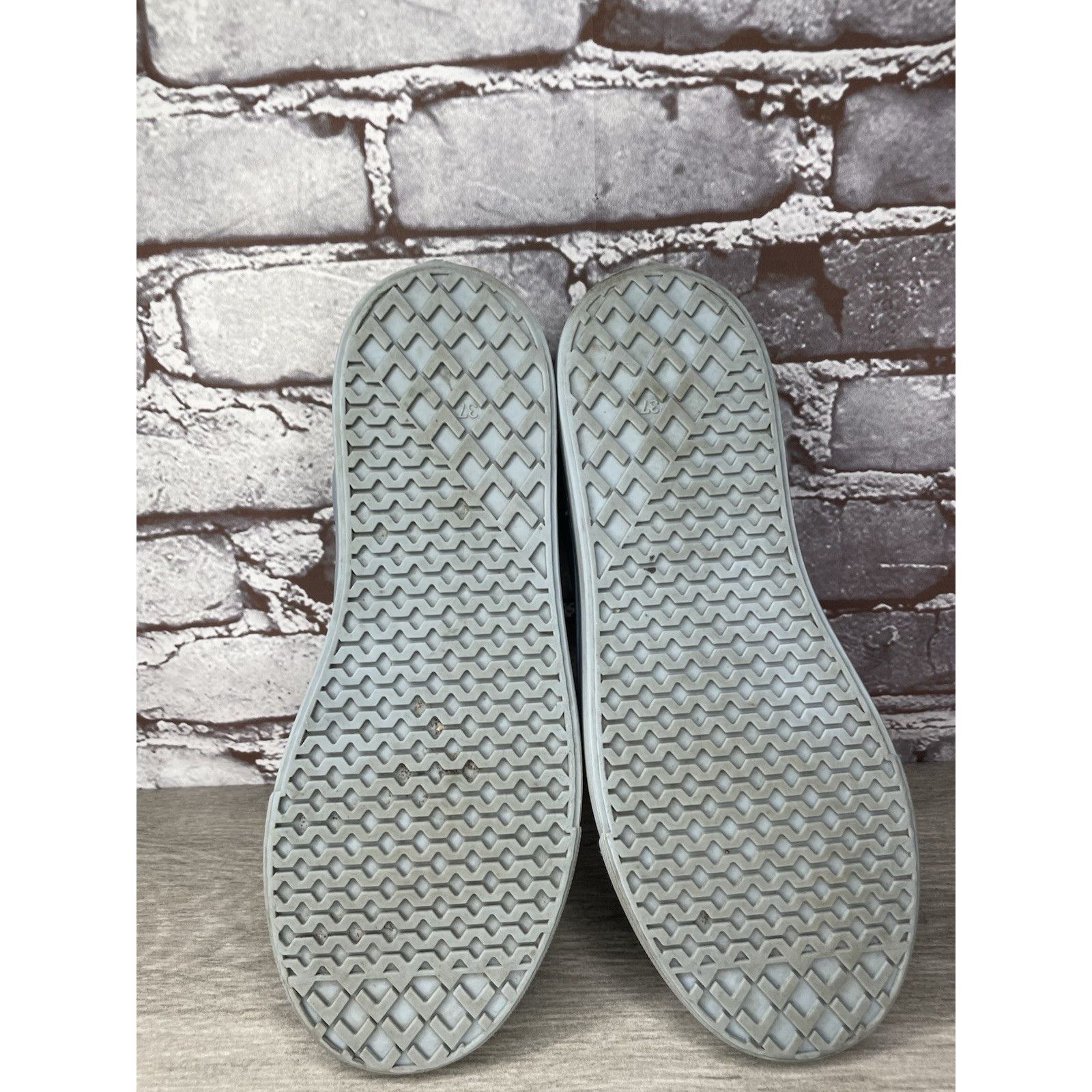 ALBA Alma Mater Blue Leather Slip On Casual Sneakers Shoes Women’ Size US 6.5 / IT 36.5 - 22 Thumbnail