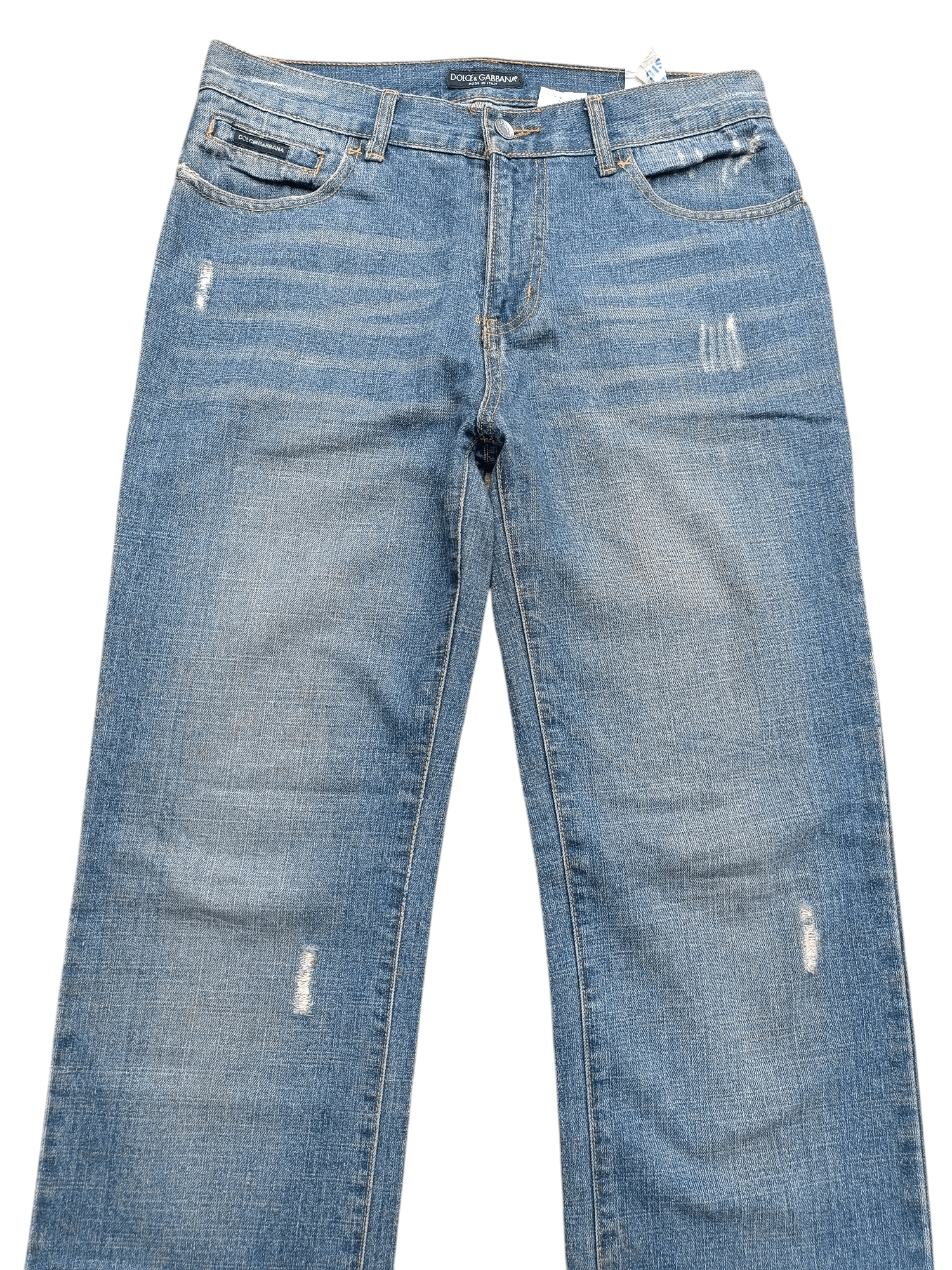 Dolce & Gabbana Dolce & Gabbana Distressed Denim Pants Size US 32 / EU 48 - 6 Thumbnail