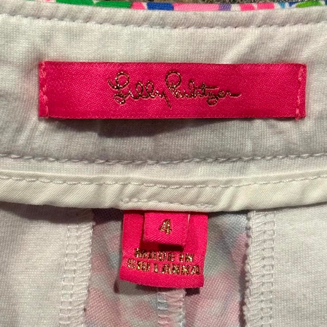 Lilly Pulitzer Lilly Pulitzer Reggie Knit 7" Shorts Floral Cherry Resort 4 Size 27" / US 4 / IT 40 - 3 Thumbnail