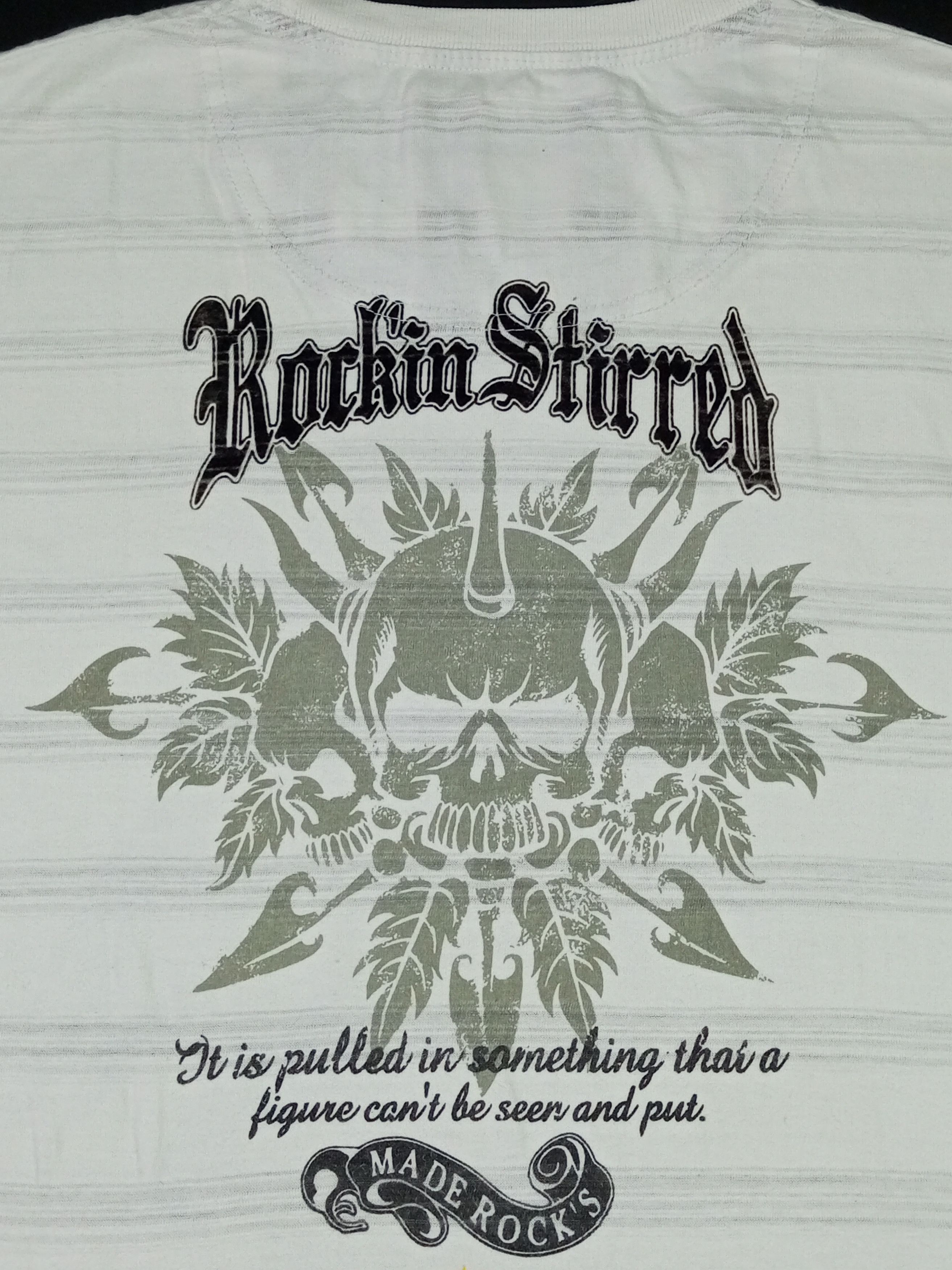 Hysteric Glamour × Japanese Brand × Le Grande Bleu (L.G.B.) Japanese Brand Moven Pick Skull Punk Rock Poem Tshirt Size US M / EU 48-50 / 2 - 14 Thumbnail
