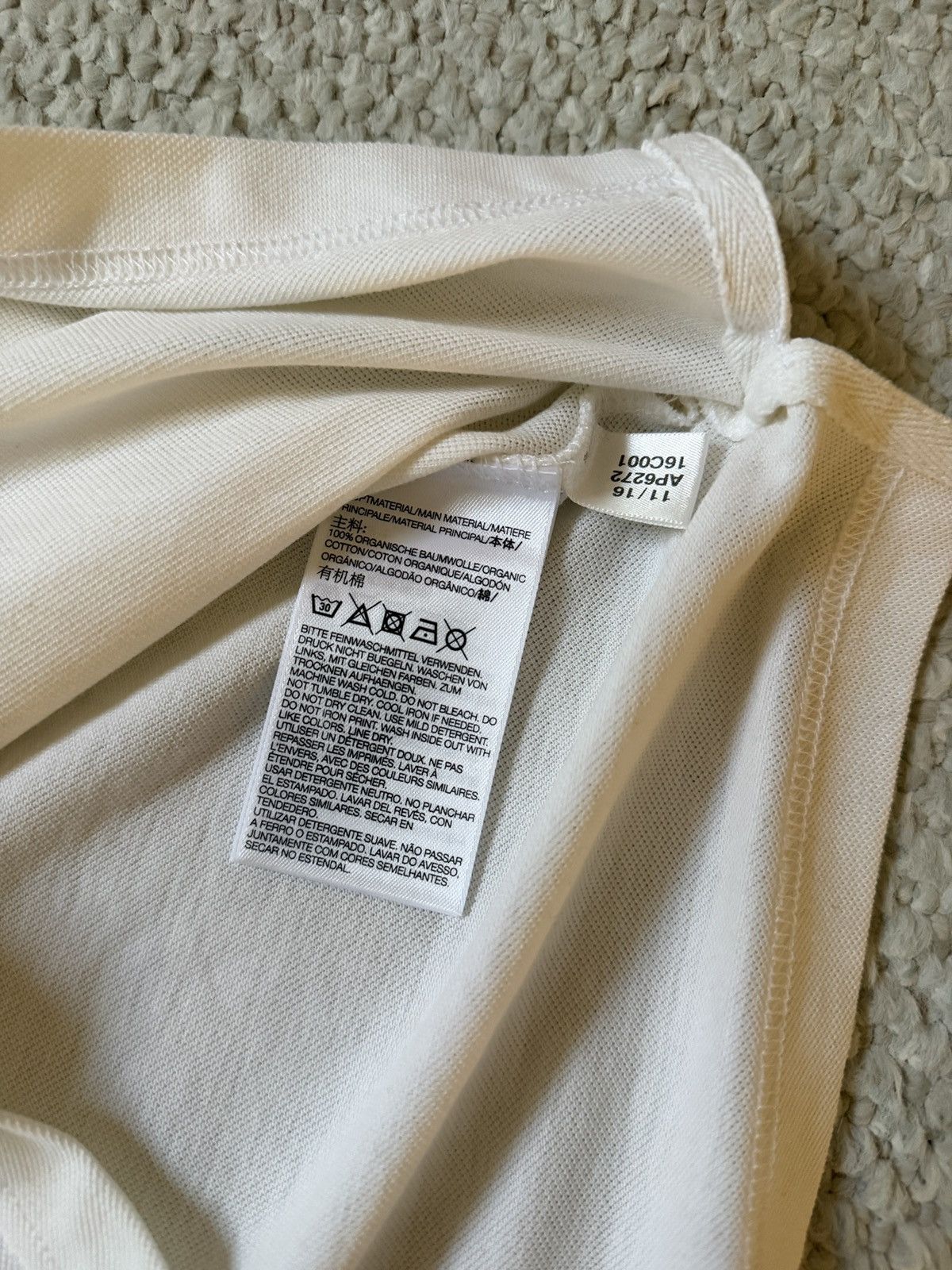 Y-3 Y-3 Sleeve Logo White Polo Size US M / EU 48-50 / 2 - 4 Thumbnail