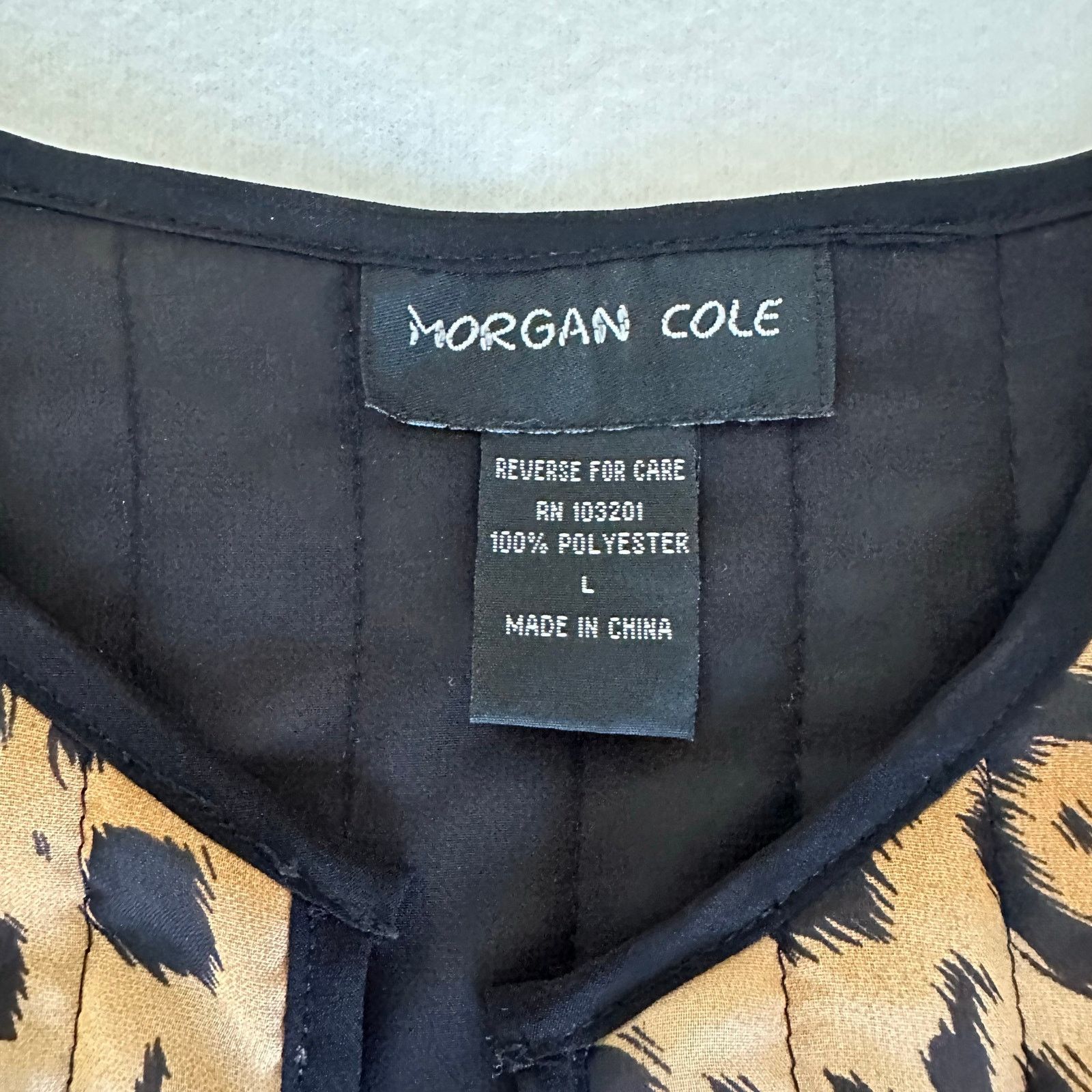 Other Leopard Print Quilted Open Front Blazer Size L Morgan Cole Size L / US 10 / IT 46 - 11 Thumbnail