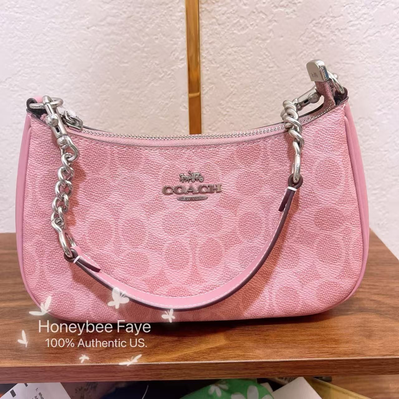 Coach Teri Shoulder Bag In Signature Canvas CV933 Size ONE SIZE - 4 Thumbnail
