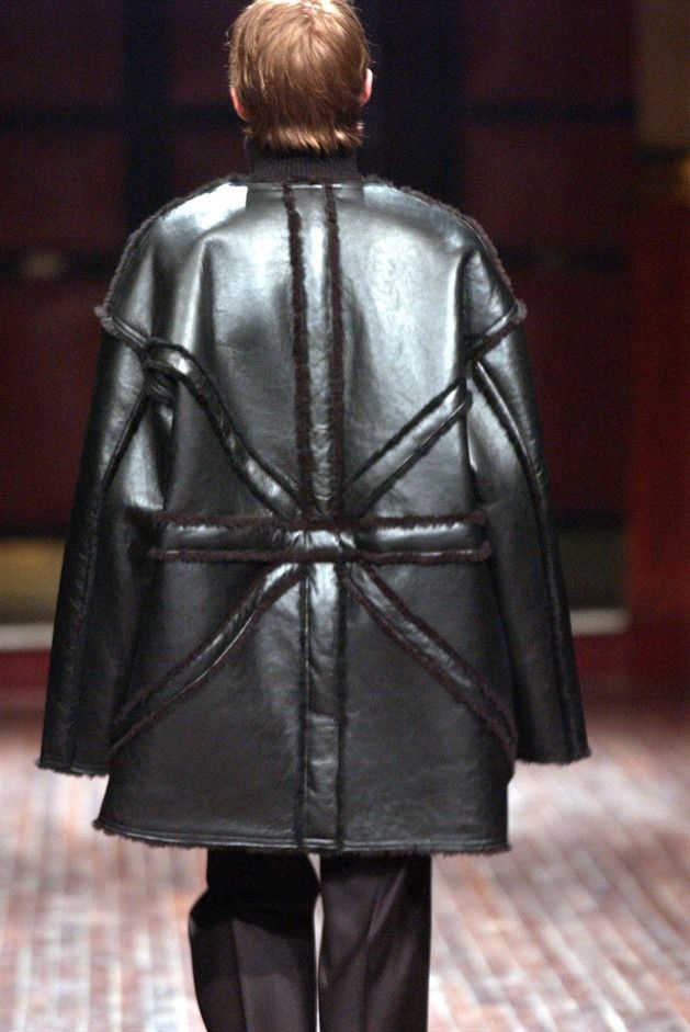 Raf Simons AW03 Union Jack shearling coat Size US XXL / EU 58 / 5 - 1 Thumbnail