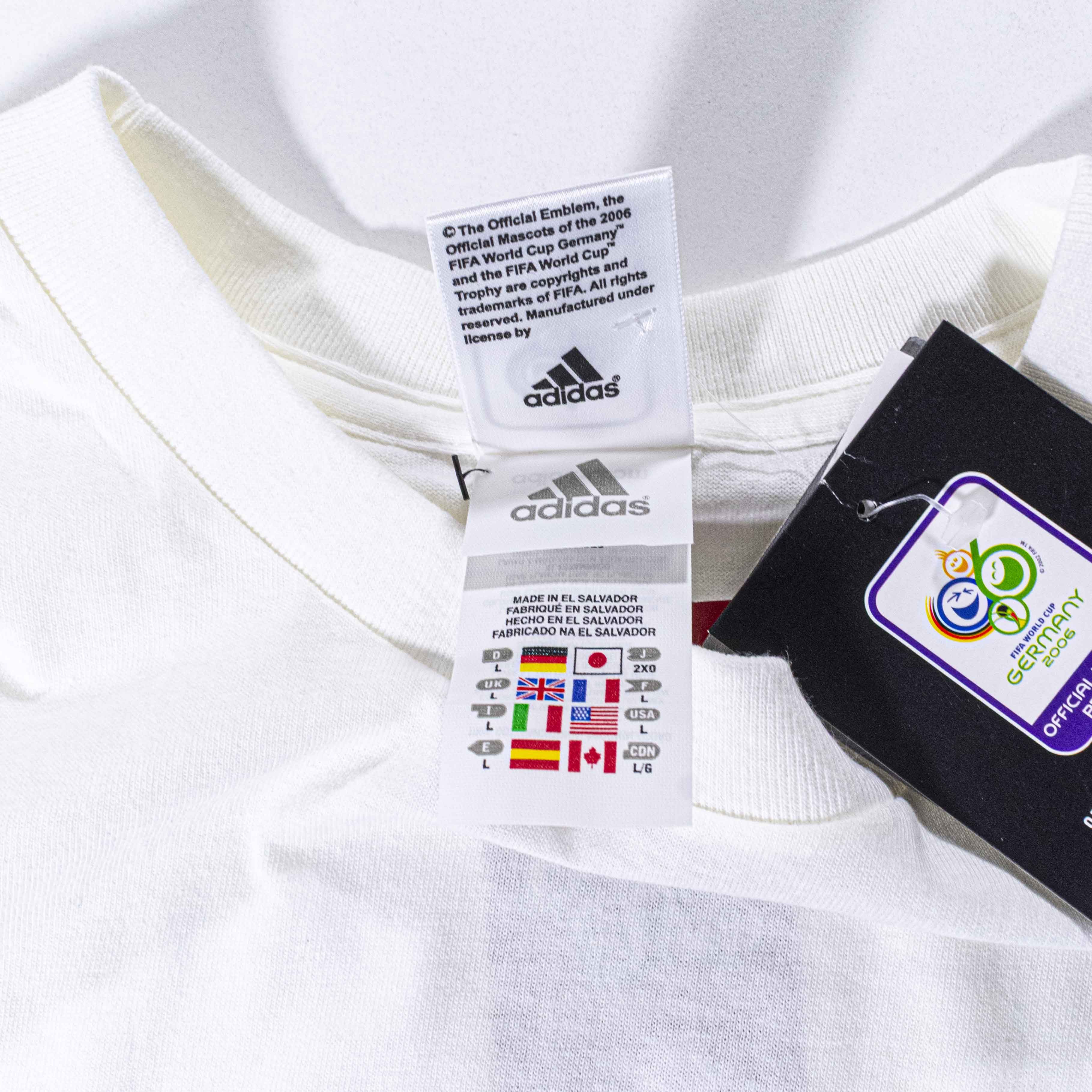 Adidas Adidas 2006 World Cup Germany T-Shirt Soccer Blokecore Y2K Size US L / EU 52-54 / 3 - 8 Thumbnail