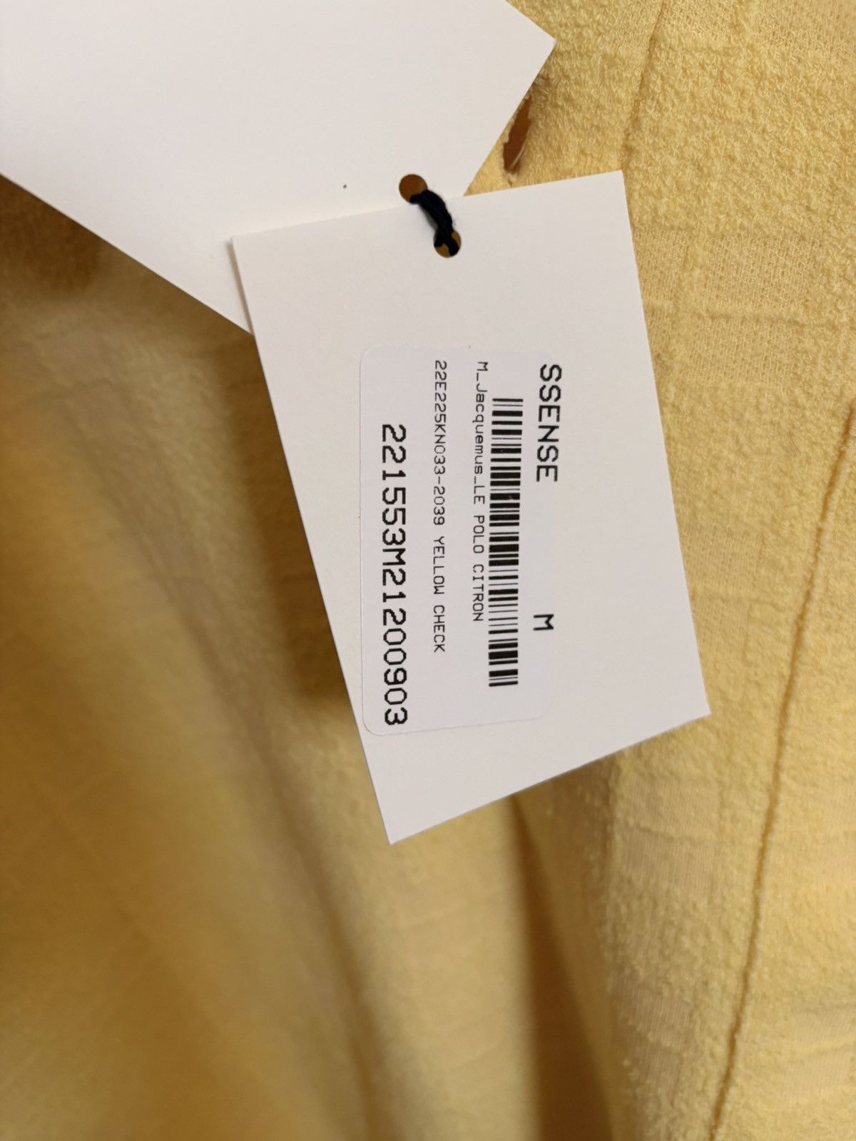 Jacquemus Jacquemus Le Polo Citron Size US M / EU 48-50 / 2 - 12 Thumbnail
