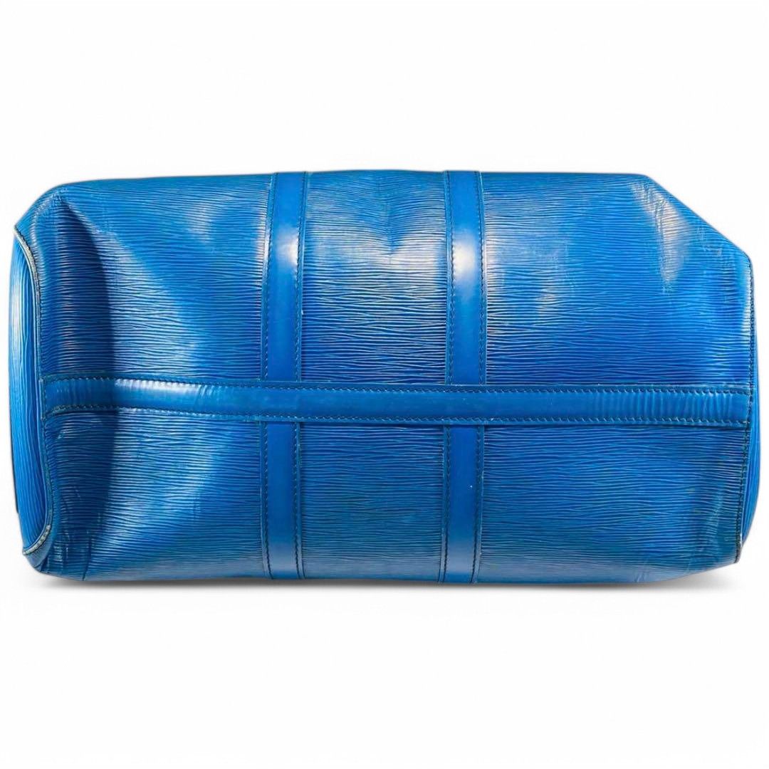 Louis Vuitton Louis Vuitton - Keepall 50 Epi Leather Blue Vintage Size ONE SIZE - 8 Thumbnail