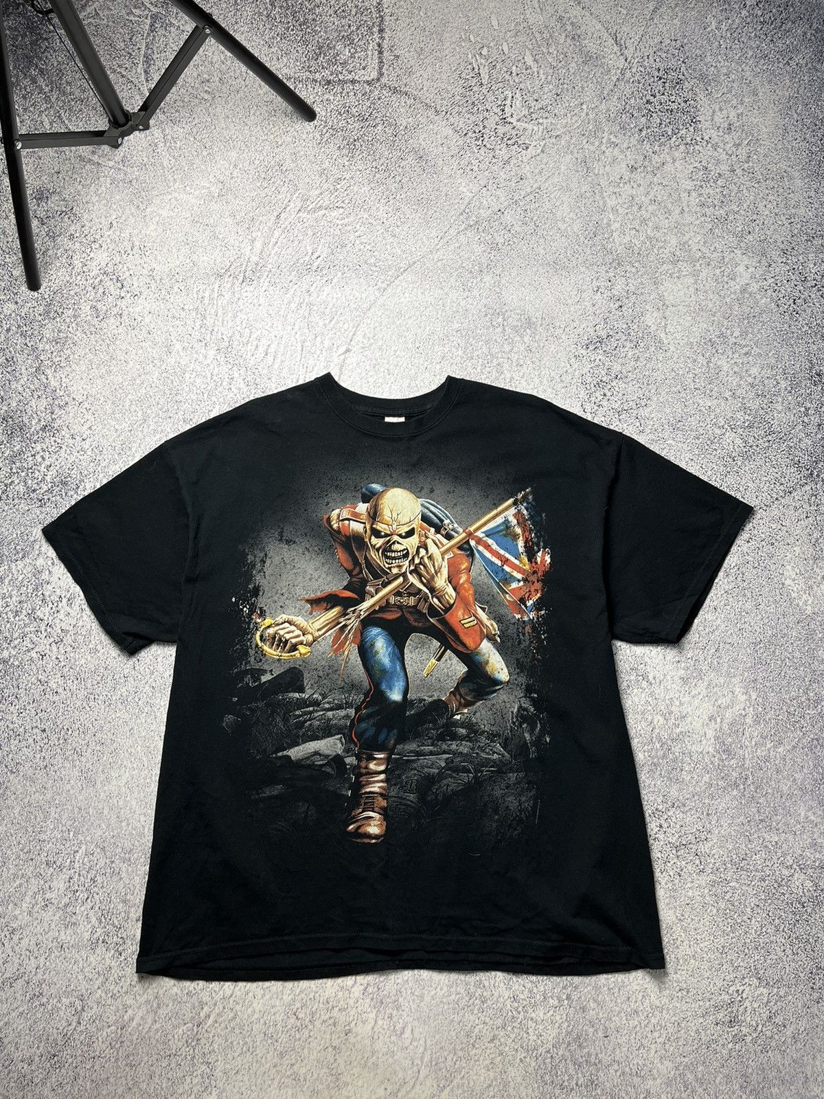 Band Tees Vintage Iron Maiden T-Shirt The Trooper 2013 Band Rock Y2K Size US XXL / EU 58 / 5 - 1 Thumbnail