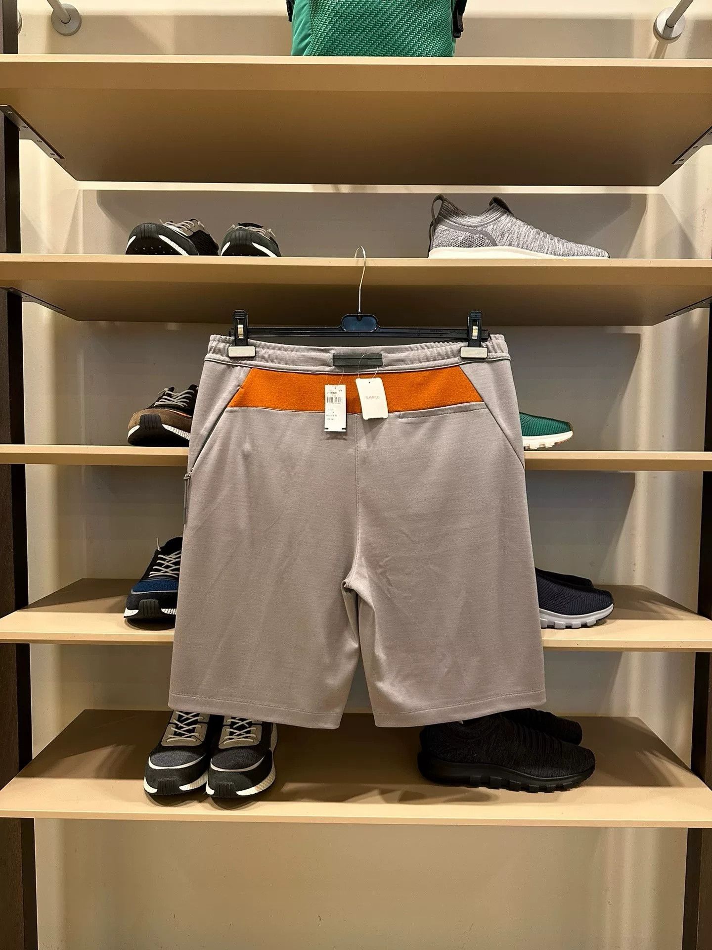Ermenegildo Zegna Zegna Light Beige Wool Sports Shorts Size US 28 / EU 44 - 3 Thumbnail