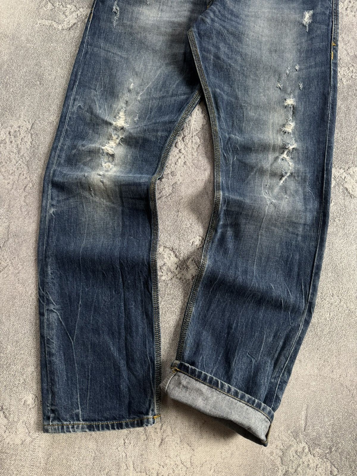 Diesel Diesel 31/30 Krooley distressed denim pants trousers jeans Size US 31 - 8 Thumbnail