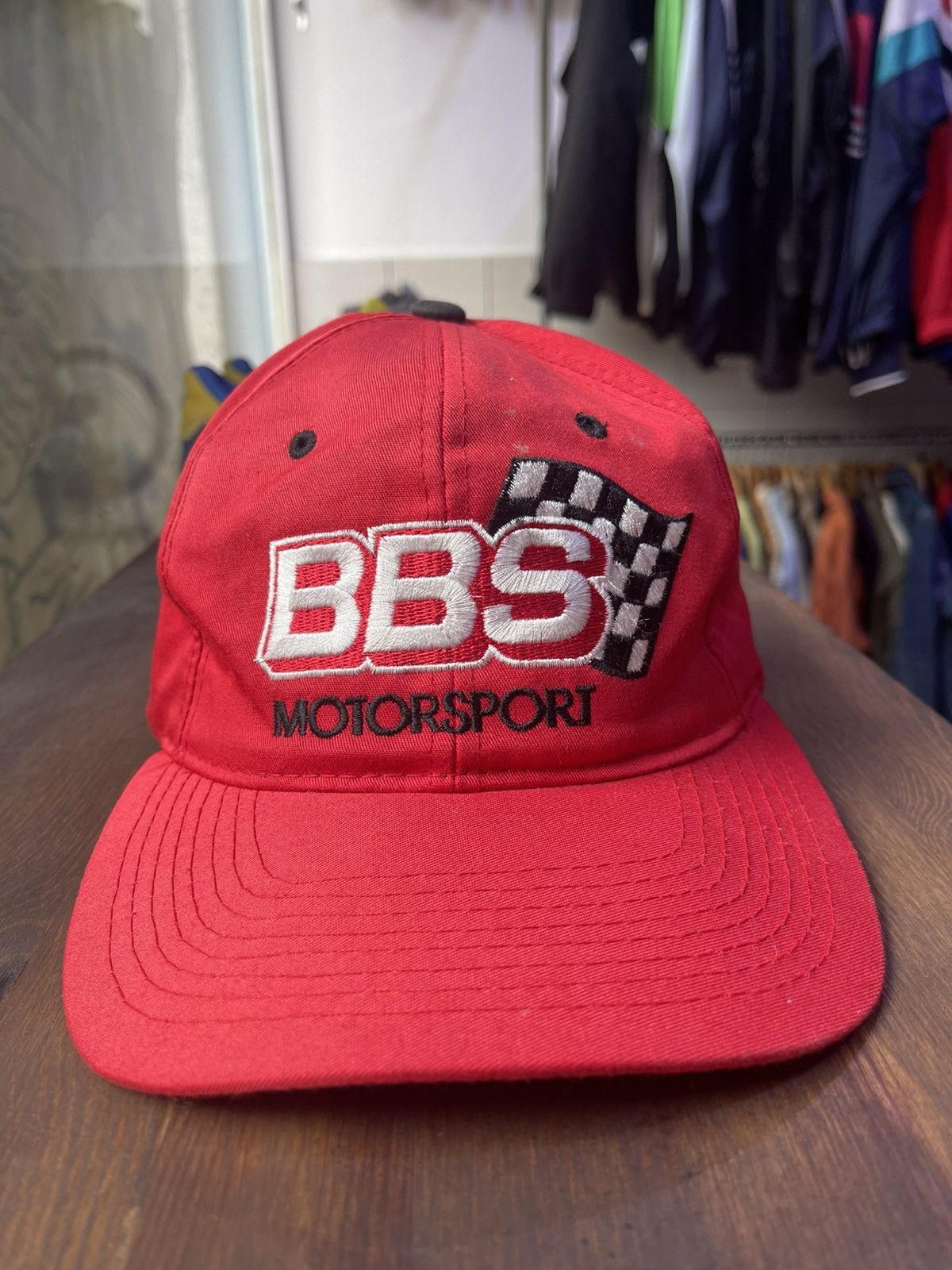 Vintage Vintage BBS Motorsport hat 80s Size ONE SIZE - 1 Thumbnail