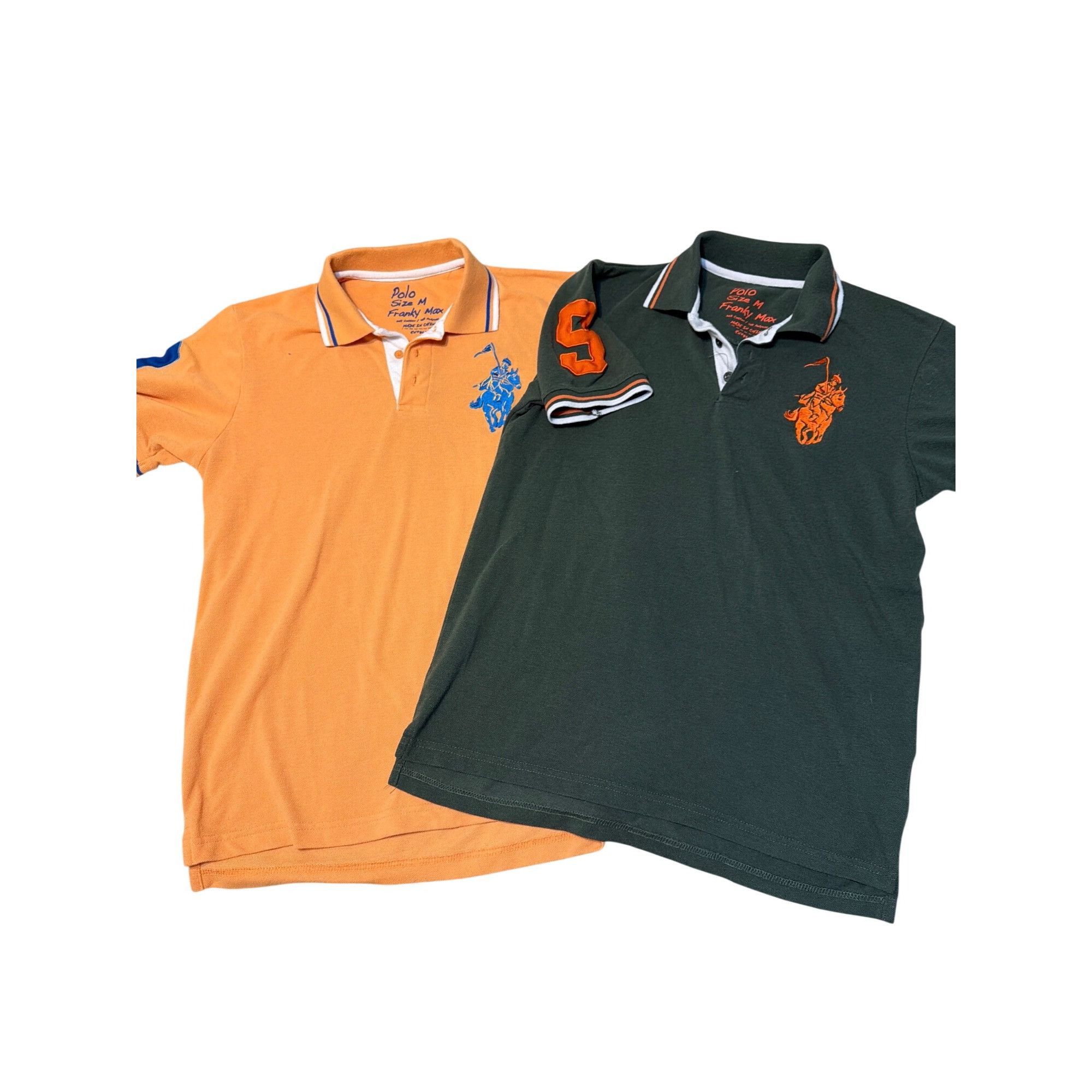 Franky Max 2 Vintage Y2K Polo Franky Max Shirts Orange Green Large Hors Size US M / EU 48-50 / 2 - 1 Thumbnail