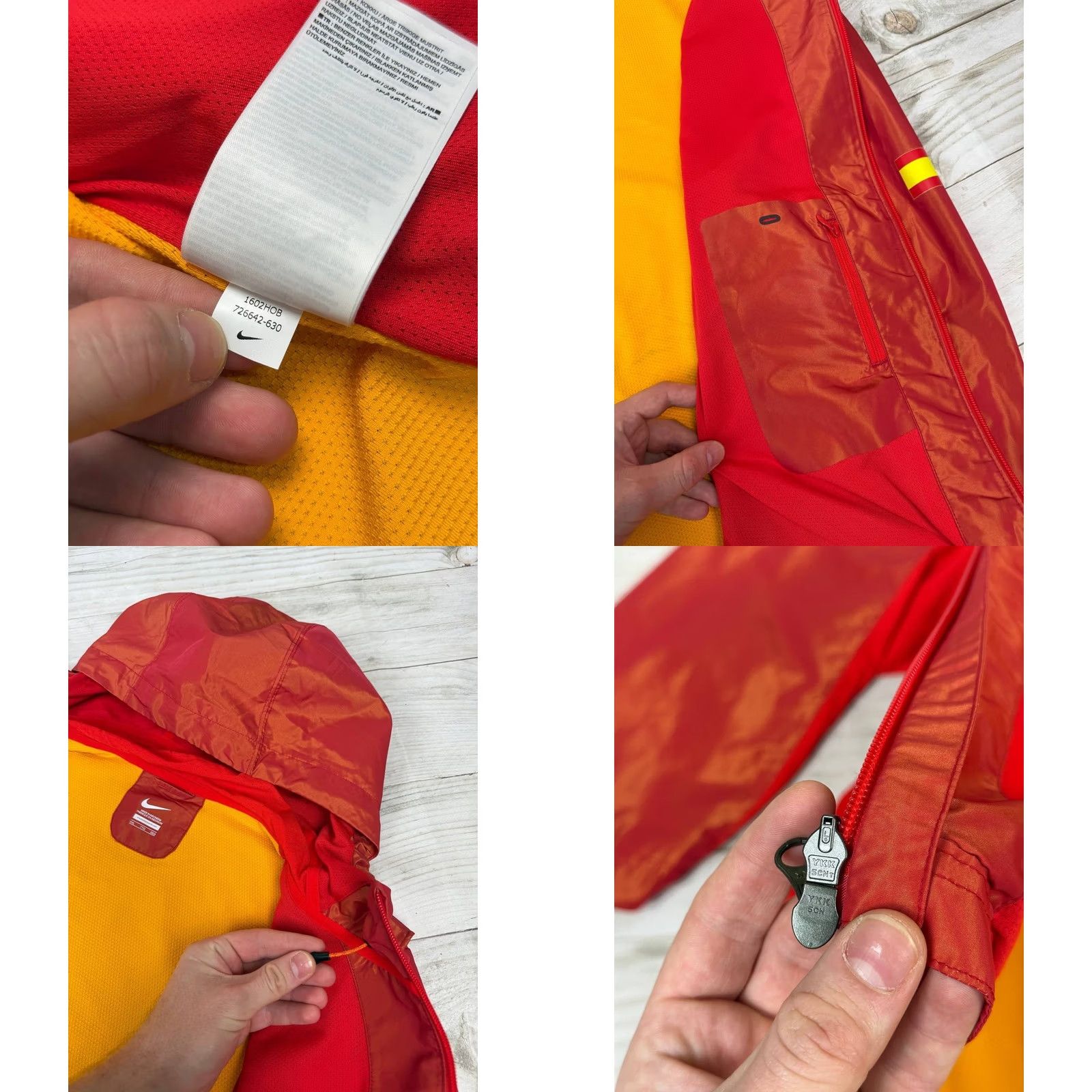 Nike Nike Spain Basketball Team Jacket Windbreaker Hooded Men 2XL Red Size US XXL / EU 58 / 5 - 8 Thumbnail