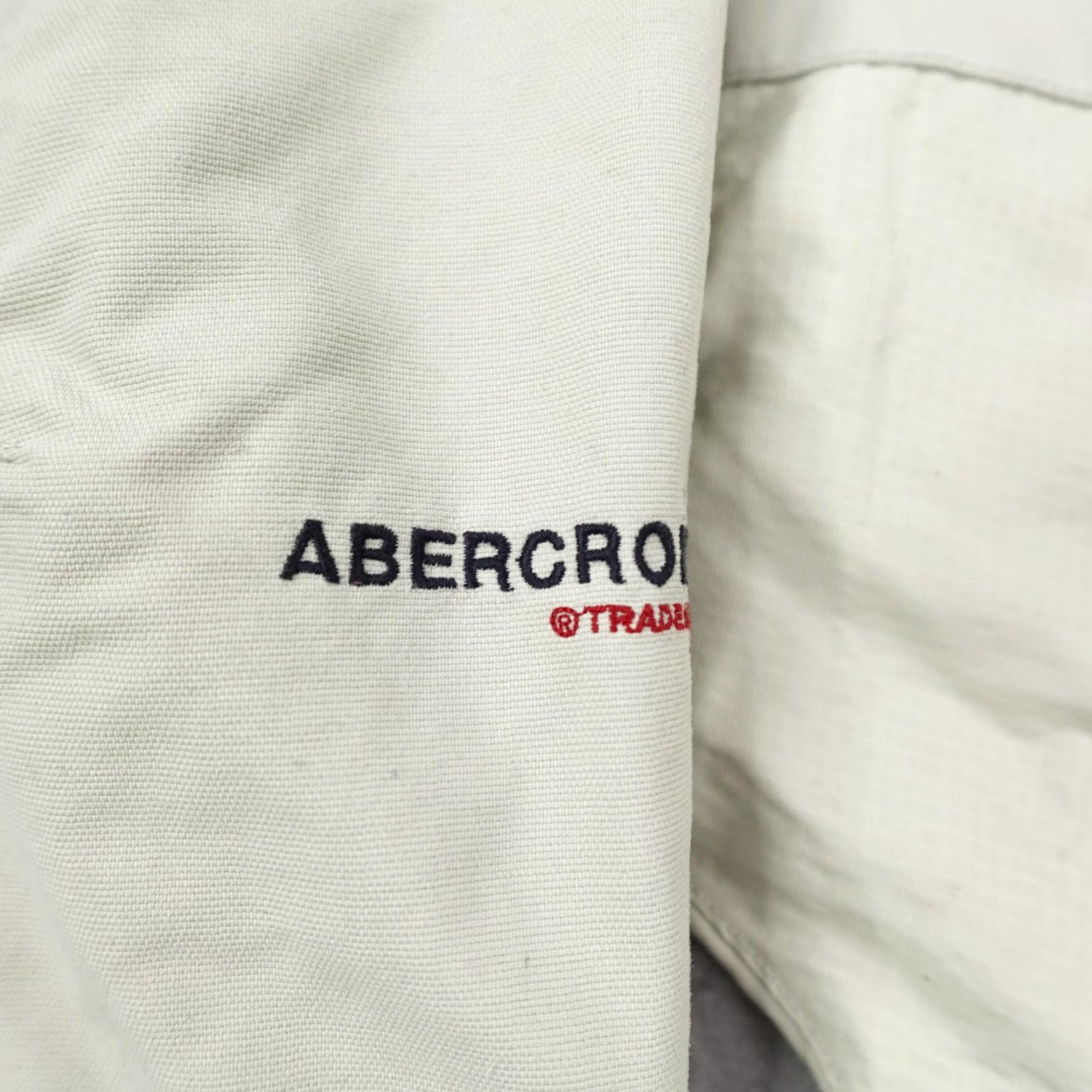Abercrombie & Fitch VINTAGE Abercrombie & Fitch Jacket Mens M Beige Windbreaker Zip Pockets 90s Y2K Size US M / EU 48-50 / 2 - 5 Thumbnail