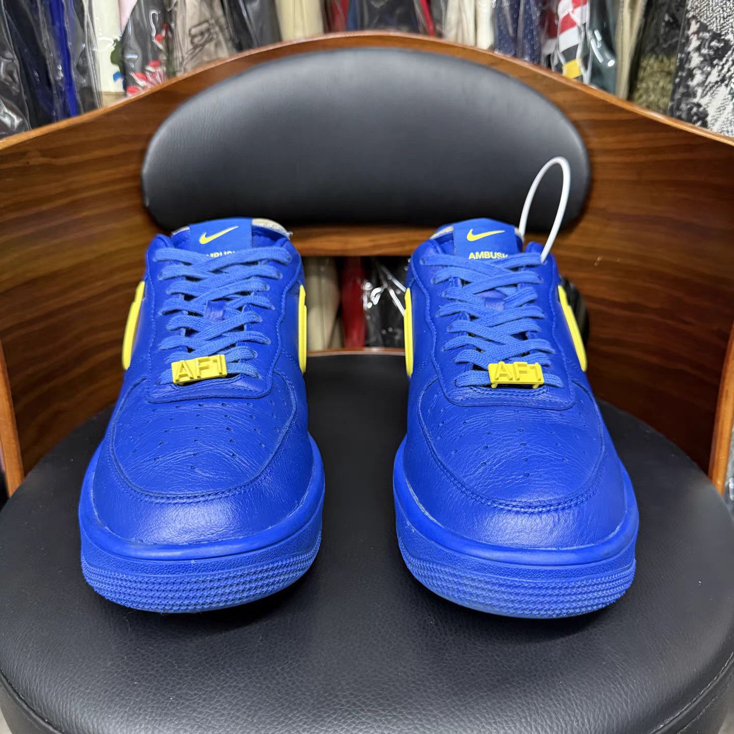 Nike Nike Air Force 1 × Ambush Blue & Yellow K15 Size US 10 / EU 43 - 2 Thumbnail