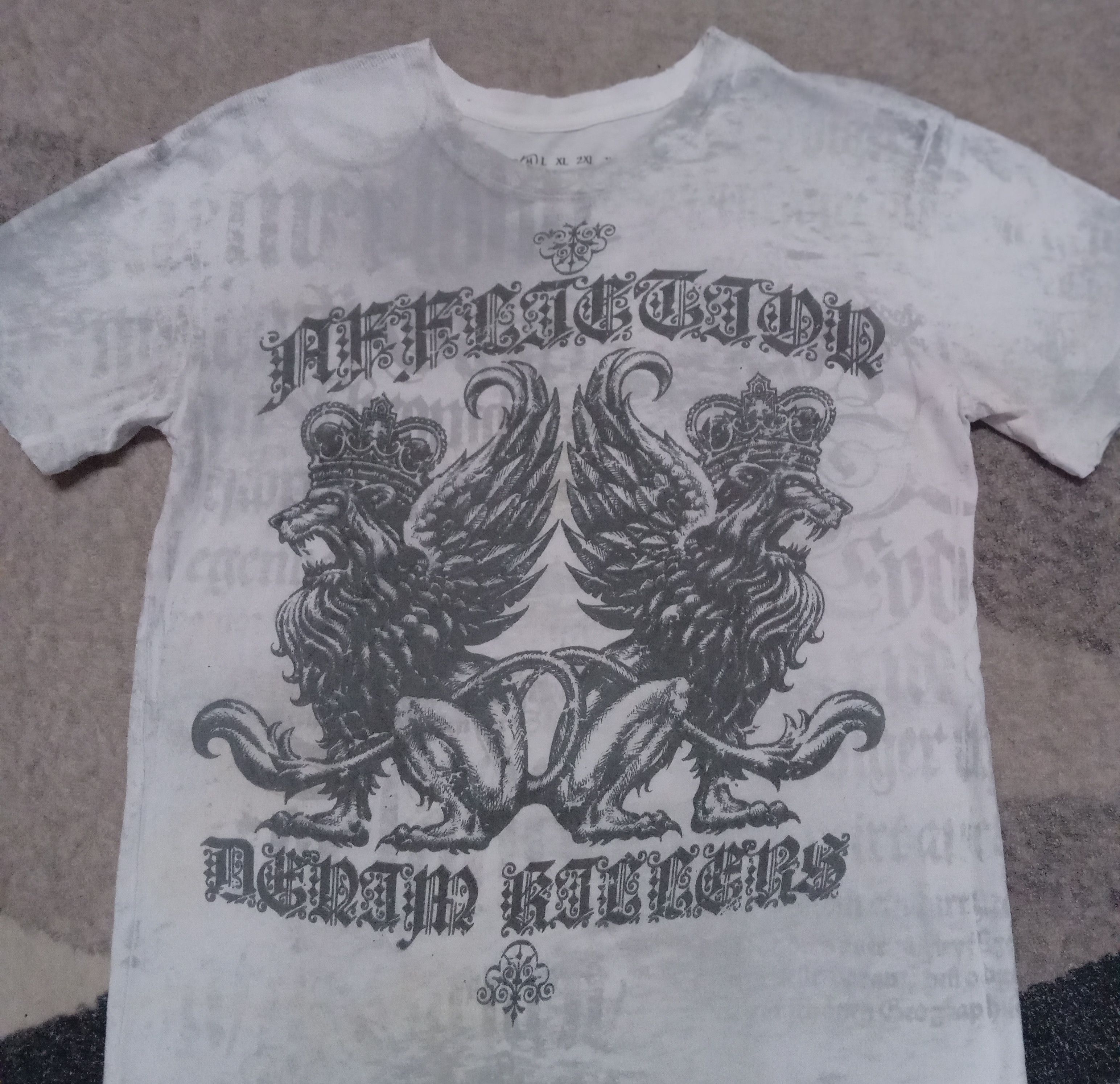 Affliction Rare Affliction distressed Tee Ed Hardy OG Size US S / EU 44-46 / 1 - 2 Thumbnail