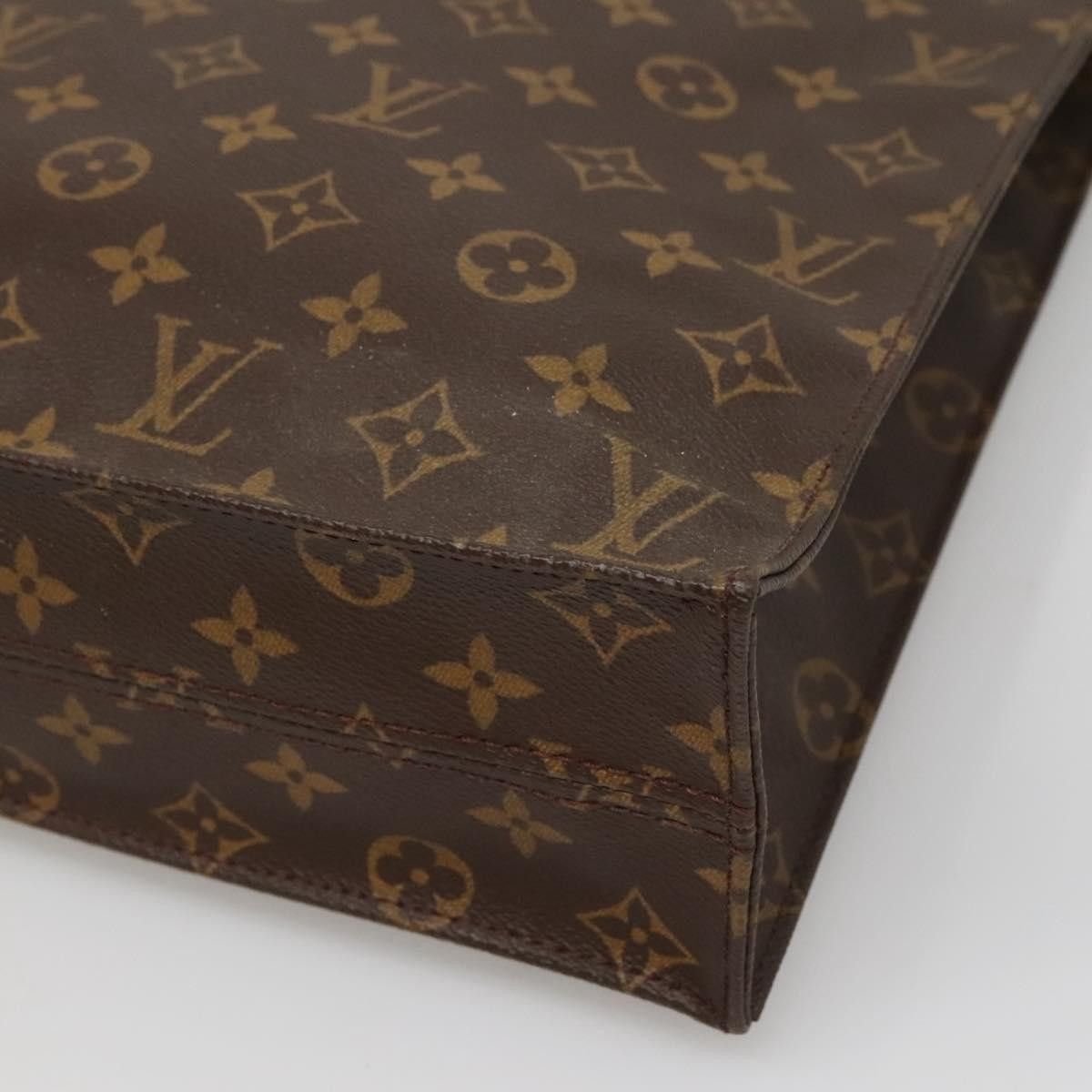 Louis Vuitton LOUIS VUITTON Monogram Sac Plat Hand Bag M51140 Size ONE SIZE - 15 Thumbnail