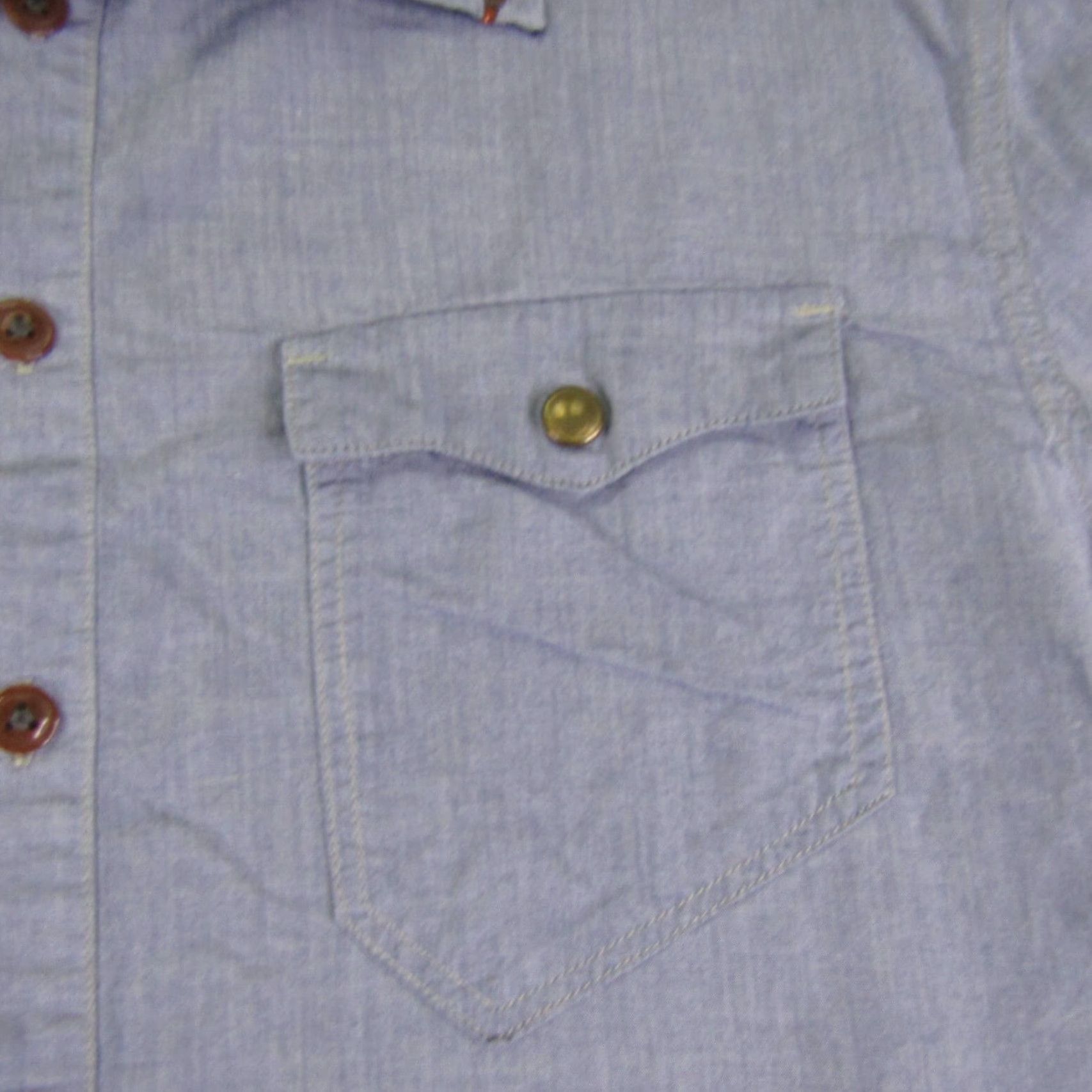 G-Star VINTAGE G-Star Raw Shirt Men Large Blue Cotton Button-Up Casual 90s Size US L / EU 52-54 / 3 - 3 Thumbnail