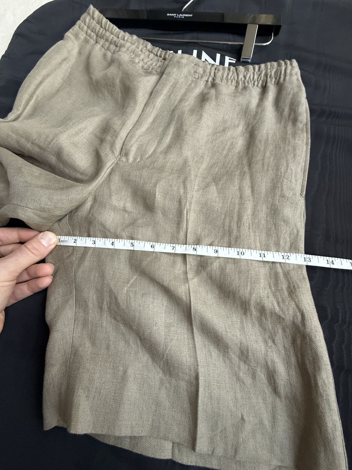 Z Zegna $1.1k+ Zegna Oasi Lino shorts 46 BNWT green khaki grail 46 Size US 30 / EU 46 - 10 Thumbnail