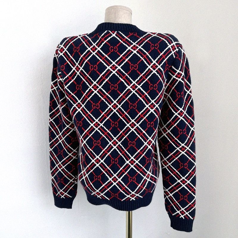 Gucci Gucci GG Logo Wool Knit Sweater Size US M / EU 48-50 / 2 - 3 Thumbnail