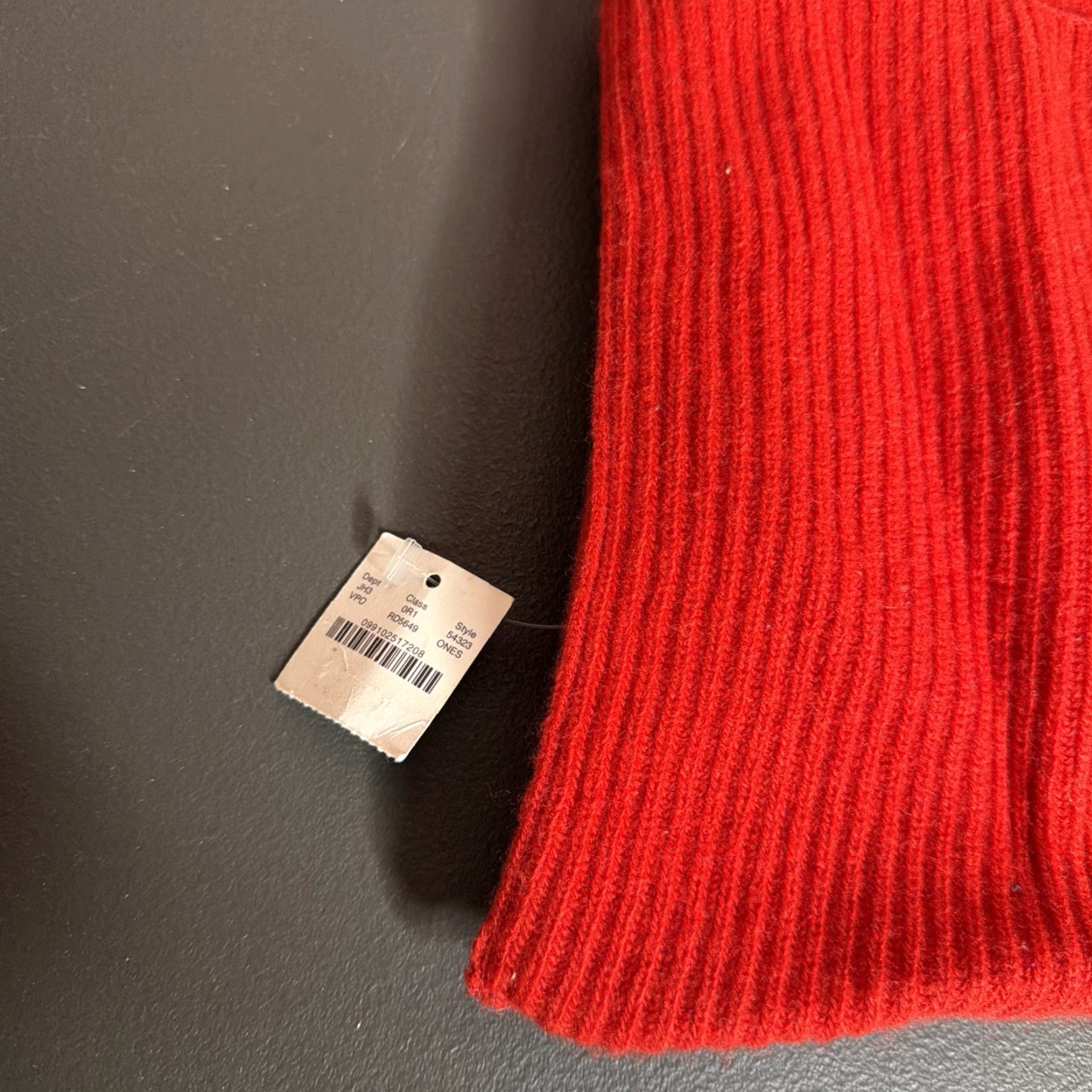 J.Crew NWT J. Crew Scarf Wool Blend Red Women Rectangle Scarf Winter Fall Multifunctional Size ONE SIZE - 2 Thumbnail