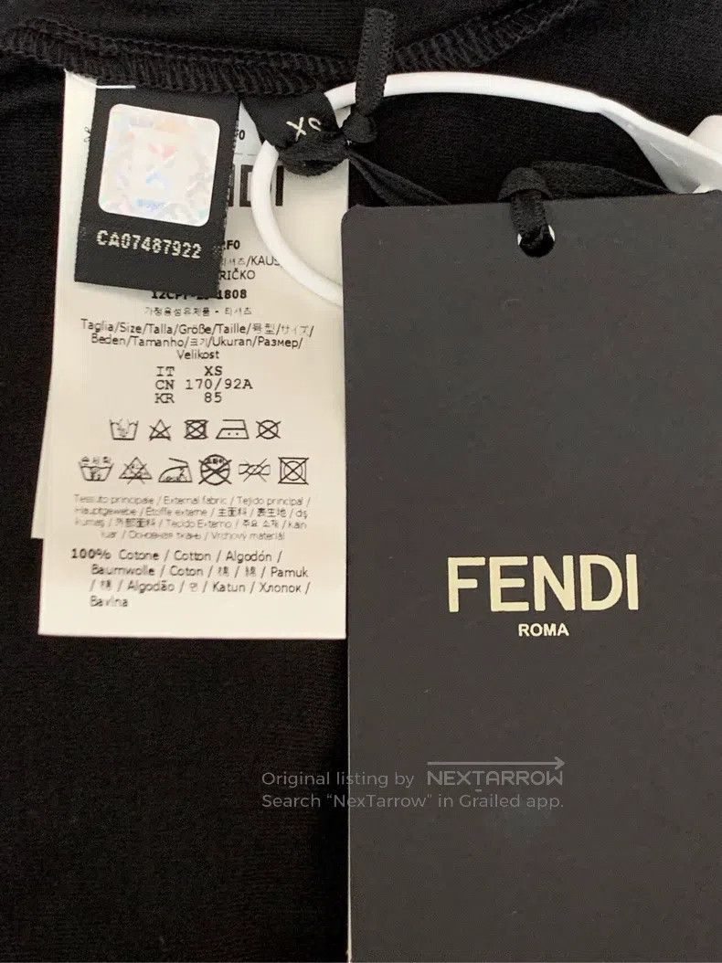 Fendi Fendi Little monster squint eyes short sleeve T-shirt Size US XS / EU 42 / 0 - 7 Thumbnail