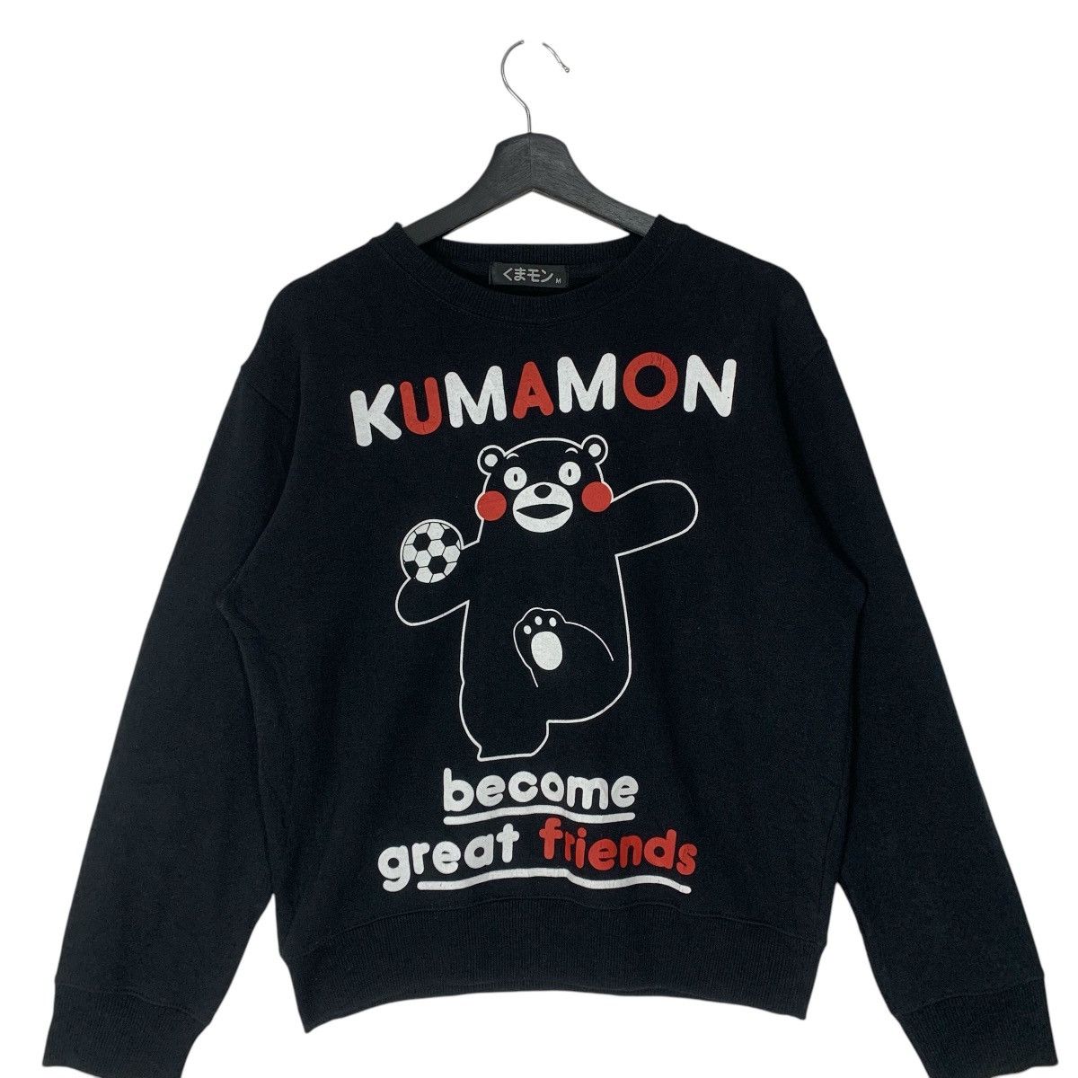 Anime Kumamon BlackBear JapaneseBrand CartoonNetwork Sweatshirt Size US M / EU 48-50 / 2 - 2 Thumbnail
