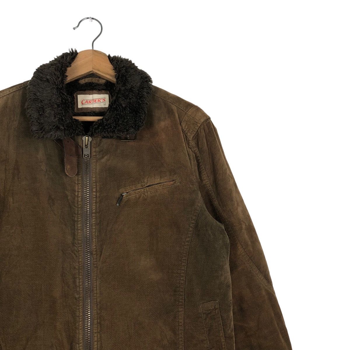 Japanese Brand 🔥Vintage Biker Jacket Carter’s Shearling Racer Japan Size US M / EU 48-50 / 2 - 6 Thumbnail