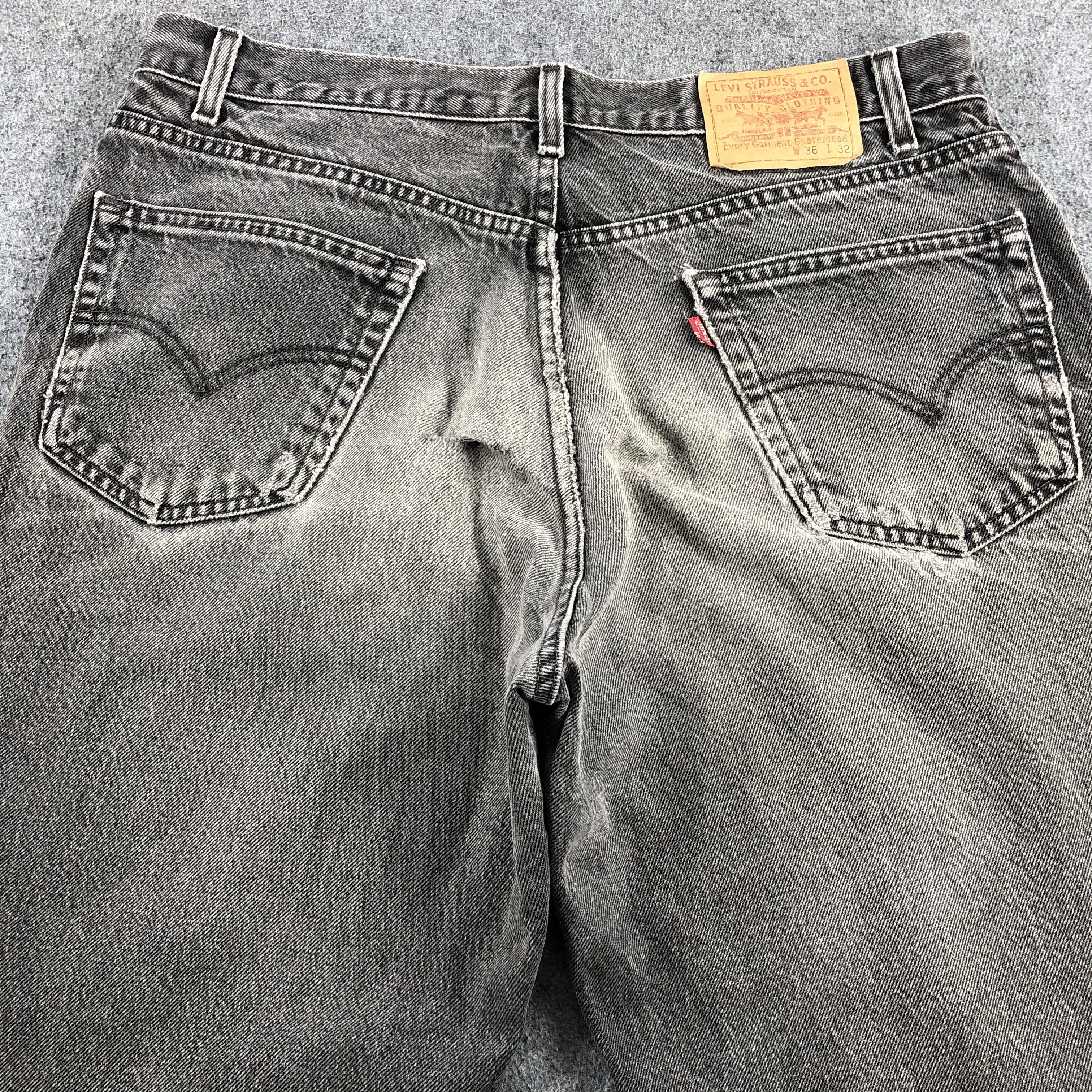 Levi's Vintage 90s Ripped Levis Earth Tone Jeans-J1584 Size US 36 / EU 52 - 4 Thumbnail