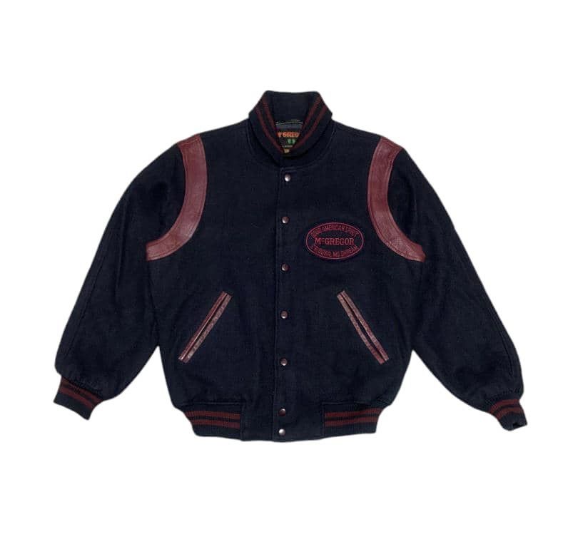 Japanese Brand Vintage McGregor Wool Varsity Jacket Size US L / EU 52-54 / 3 - 1 Thumbnail