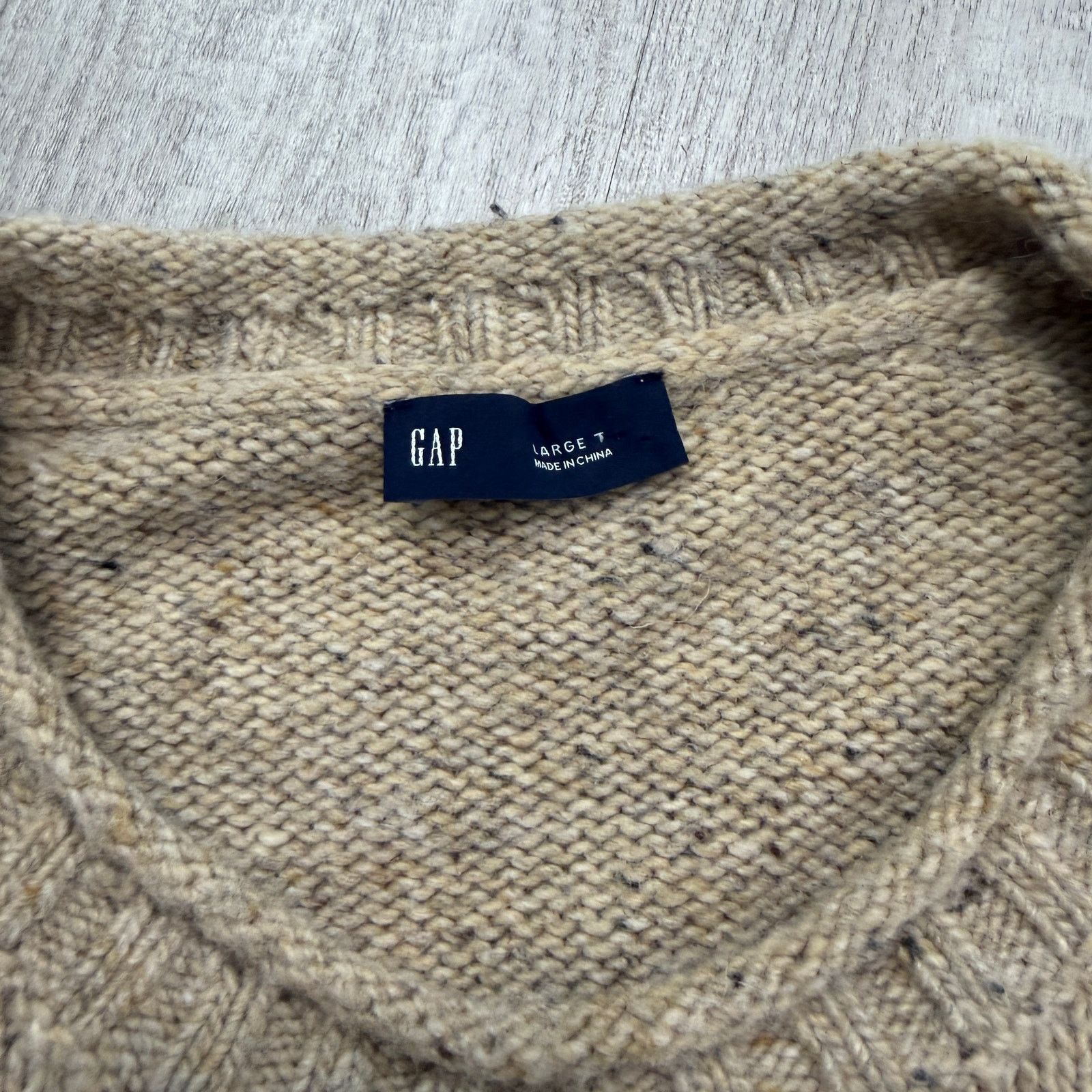 Gap Gap Wool Blend Roll Neck Fair Isle Sweater Men's Large Tall Size US L / EU 52-54 / 3 - 4 Thumbnail