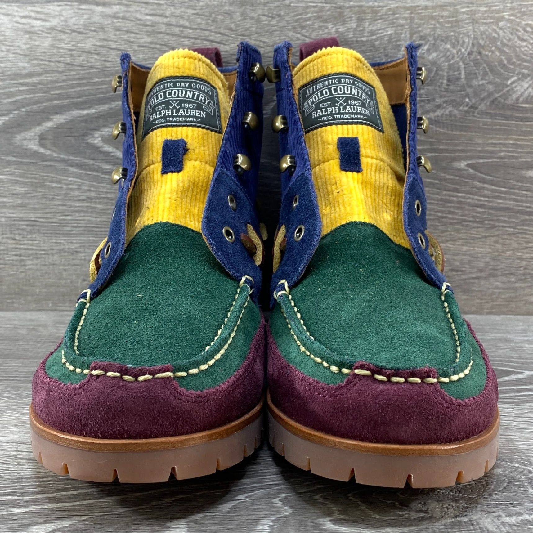 Polo Ralph Lauren POLO Ralph Lauren Country Ranger MID Color Block Suede Corduroy Boots Men's 10 Size US M / EU 48-50 / 2 - 4 Thumbnail