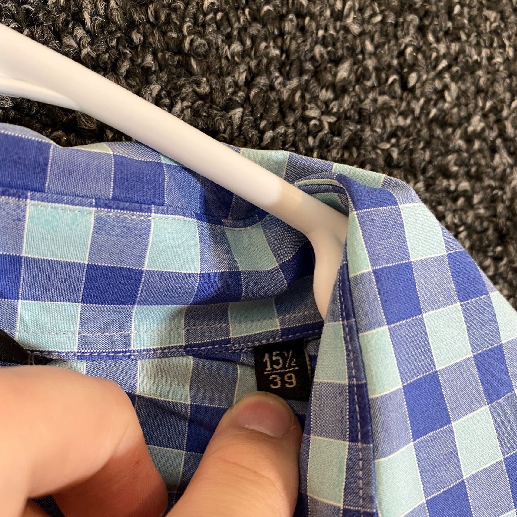 Paul Smith Paul Smith London Shirt Mens 15.5 39 Blue Plaid Button Up Dress Top Long Sleeve Size US M / EU 48-50 / 2 - 3 Thumbnail