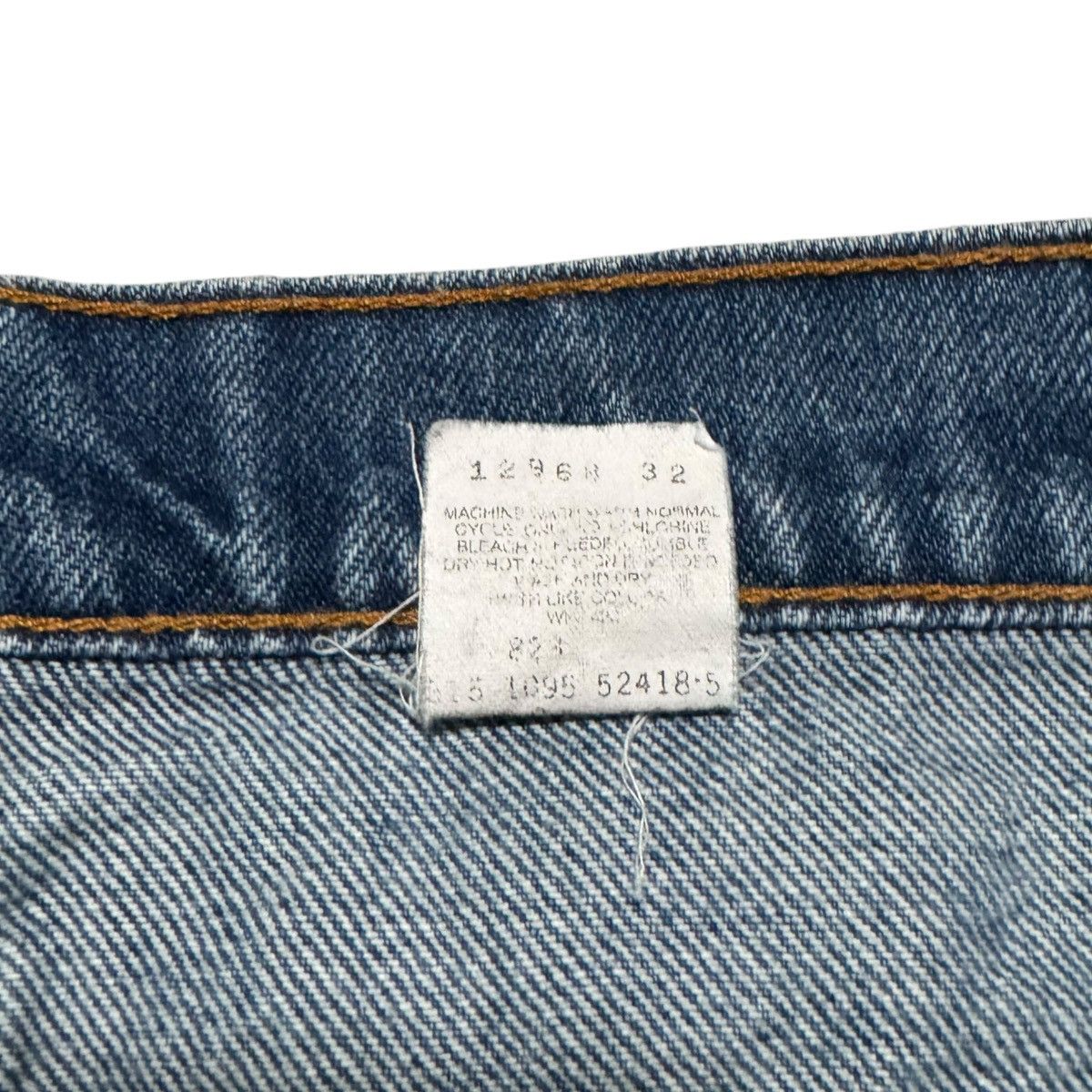 Levi's 1995 Levi's 505 Regular Fit Straight Leg Jeans 37x30.75 Size US 37 - 6 Thumbnail