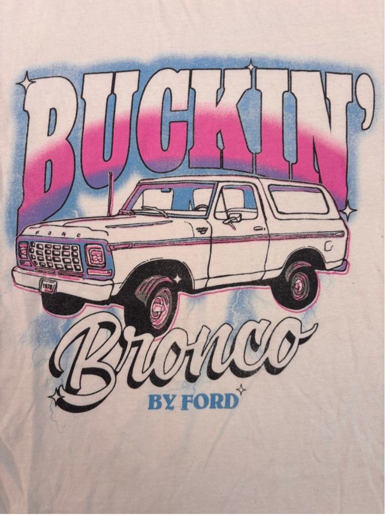 Ford Men's Ford Bronco Graphic T-shirt Size S White Size US S / EU 44-46 / 1 - 1 Thumbnail