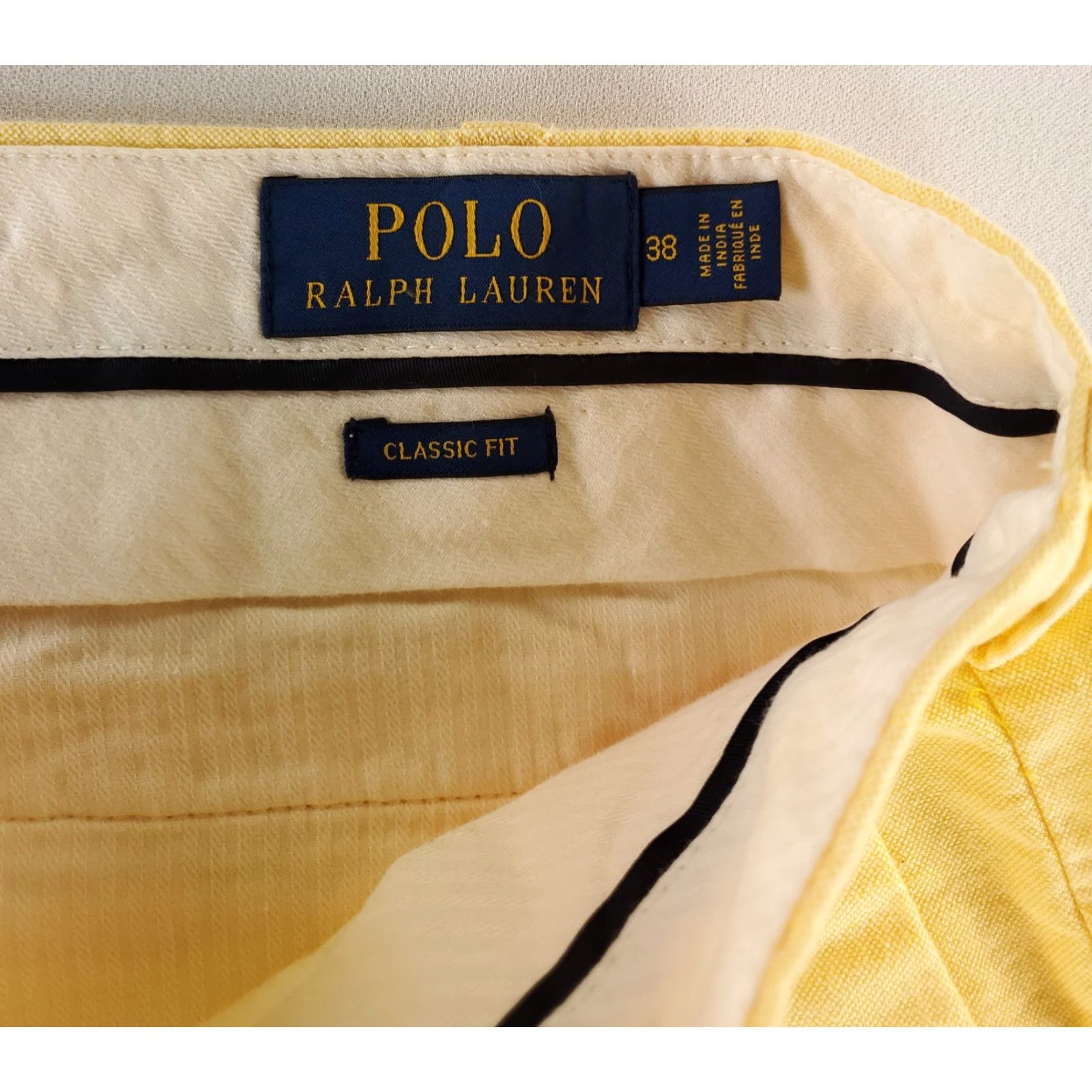 Polo Ralph Lauren Polo Ralph Lauren Shorts Yellow Mens 38 NWT Classic Fit Chino Regular Size 38 Mens Size US M / EU 48-50 / 2 - 2 Thumbnail
