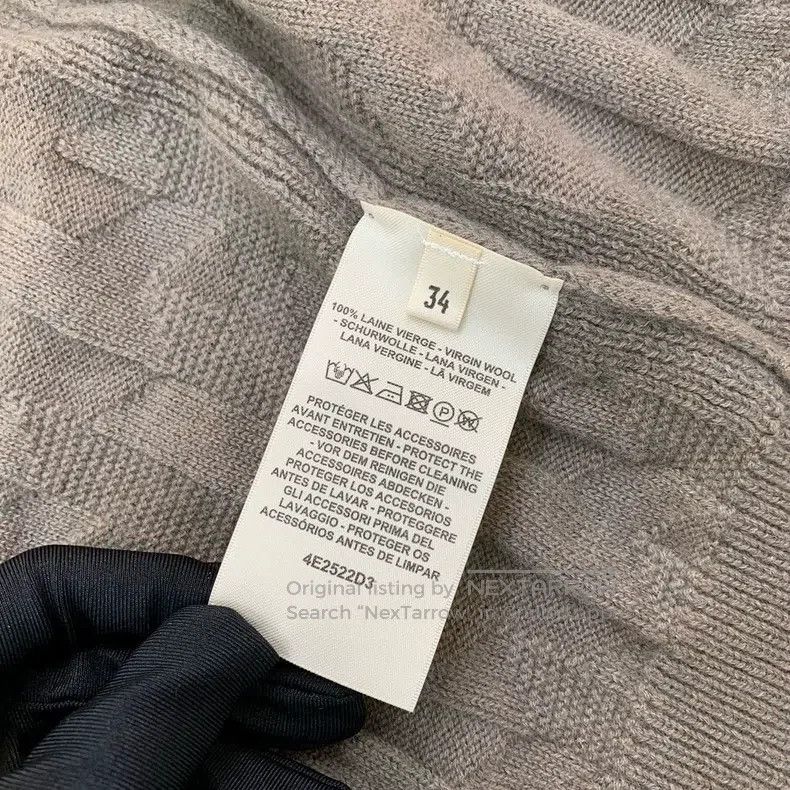 Hermes Hermes Gray Logo Dress Size XXS / US 00 / IT 34 - 4 Thumbnail