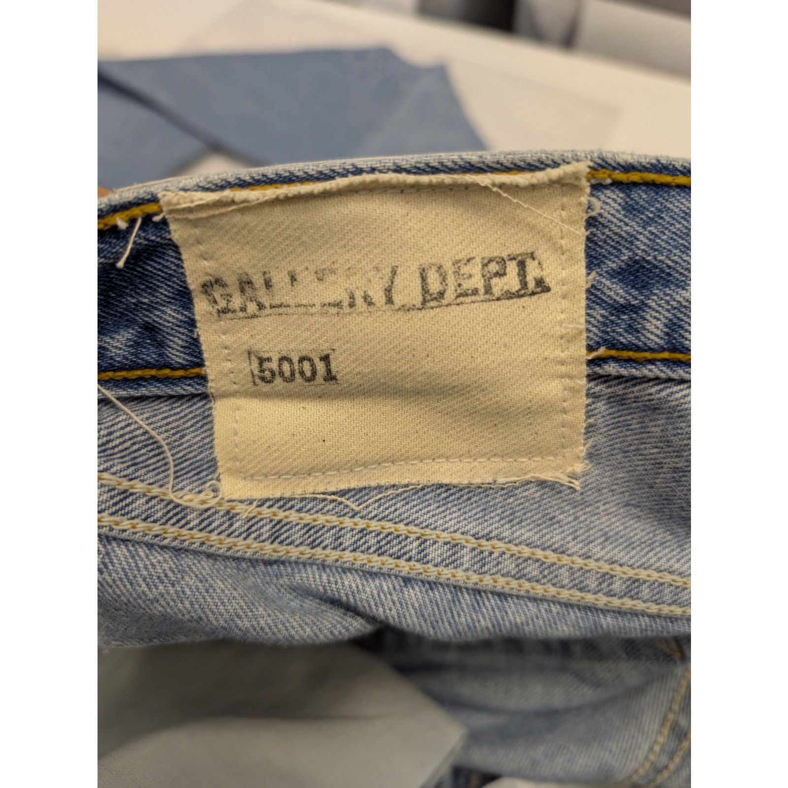 Gallery Dept. o1rshd1 Denim Jean Pants in Indigo Blue Size US 31 - 18 Thumbnail
