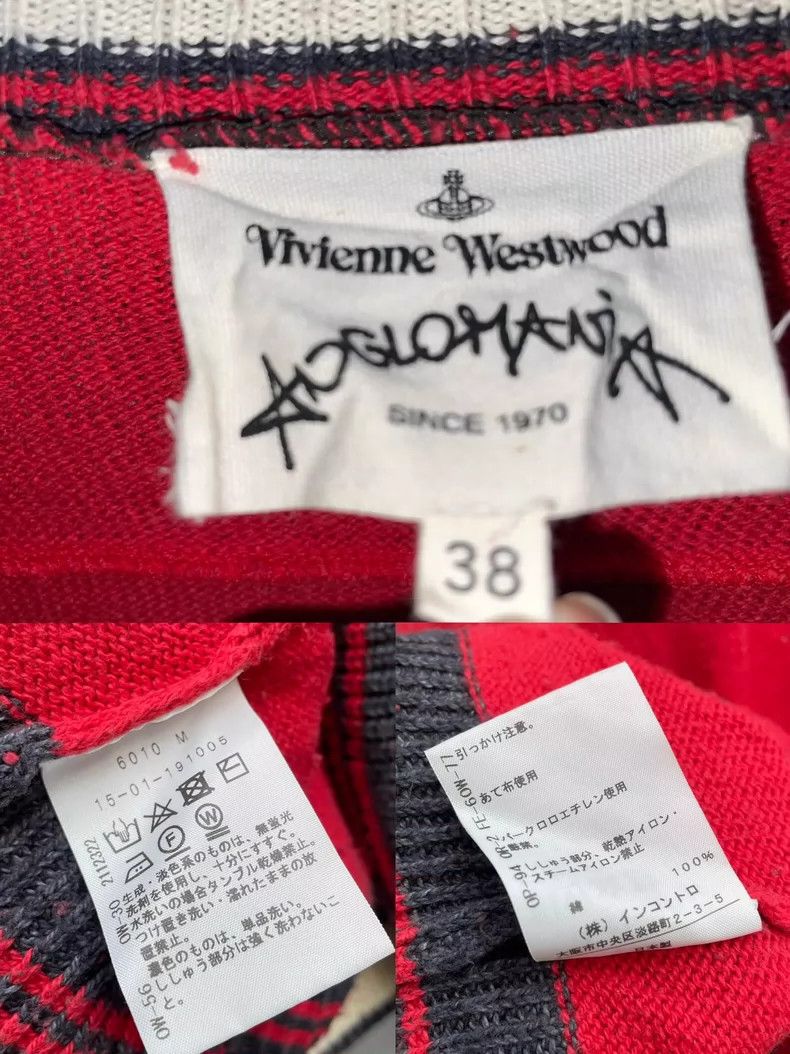 Vivienne Westwood Vivienne Westwood Loose knit top with pile sleeves and thi Size XS / US 0-2 / IT 36-38 - 8 Thumbnail