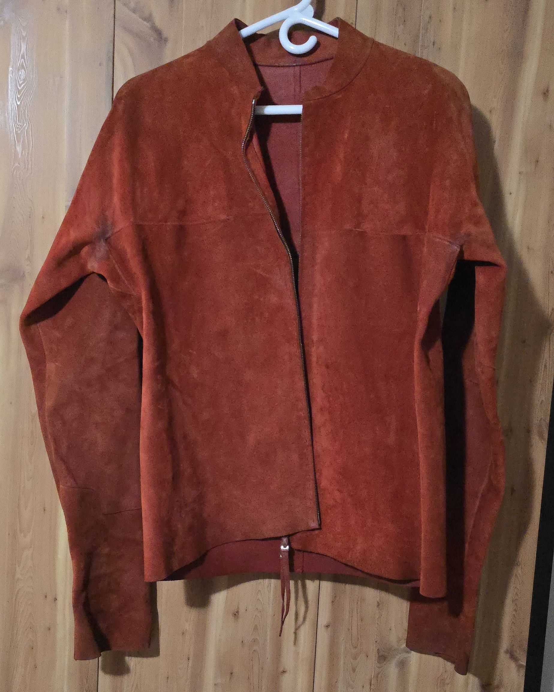 Ma+ Reverse Camel Leather Jacket Size US L / EU 52-54 / 3 - 4 Thumbnail
