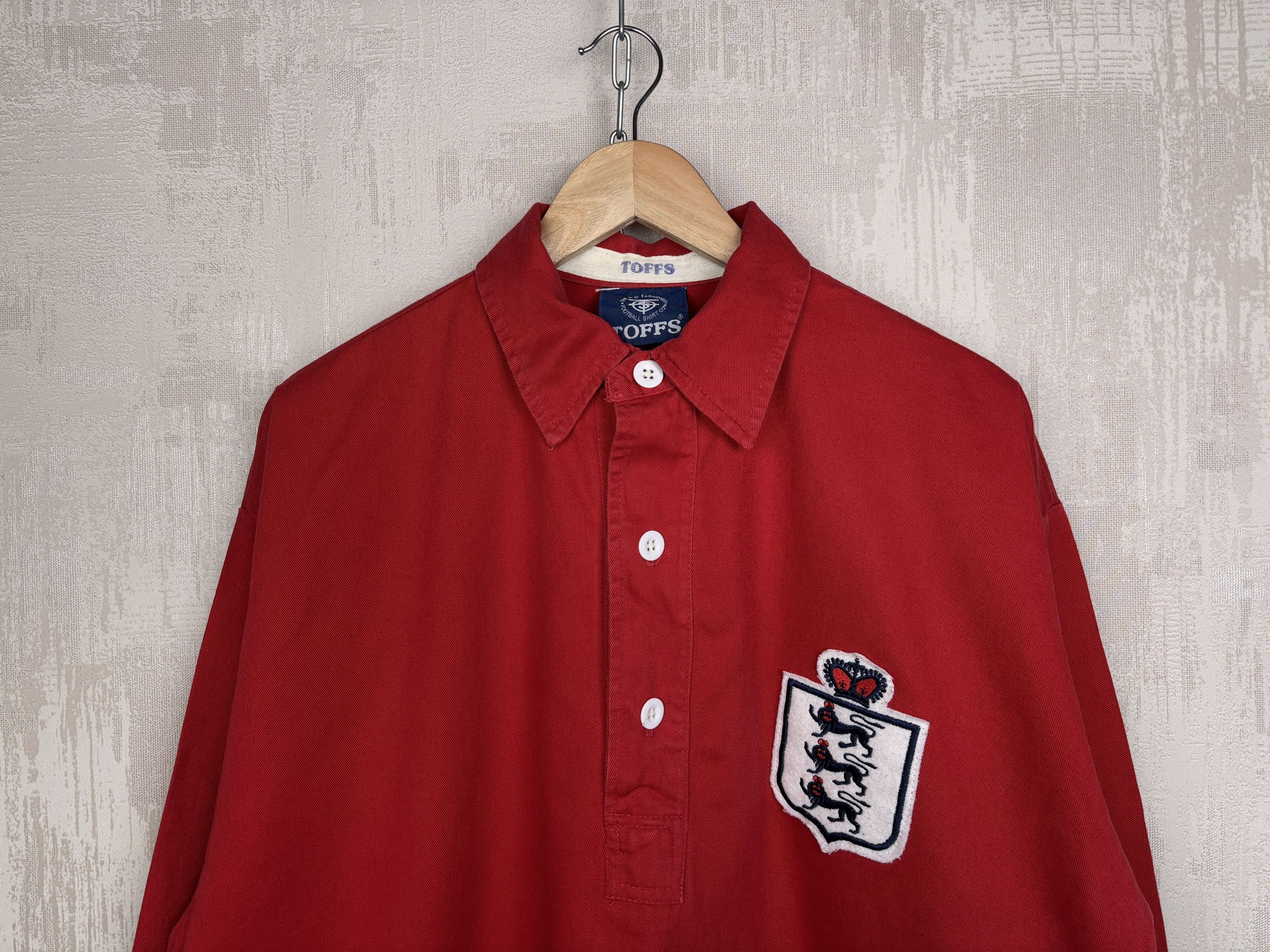 Toffs England National Football Team Toffs 1966 World Cup Shirt Size US XL / EU 56 / 4 - 1 Thumbnail