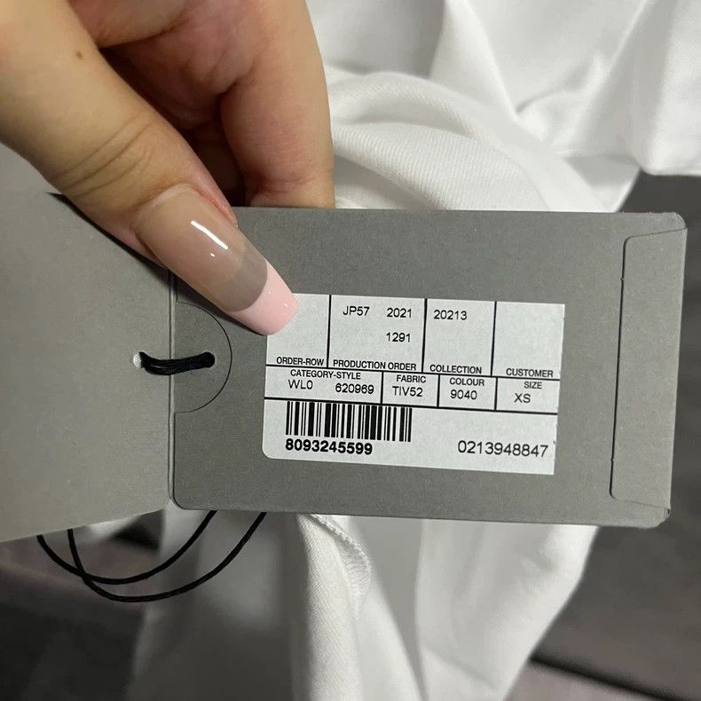 Balenciaga Balenciaga Black Logo White Solid Cola Pattern Printed Rou Size US XS / EU 42 / 0 - 4 Thumbnail