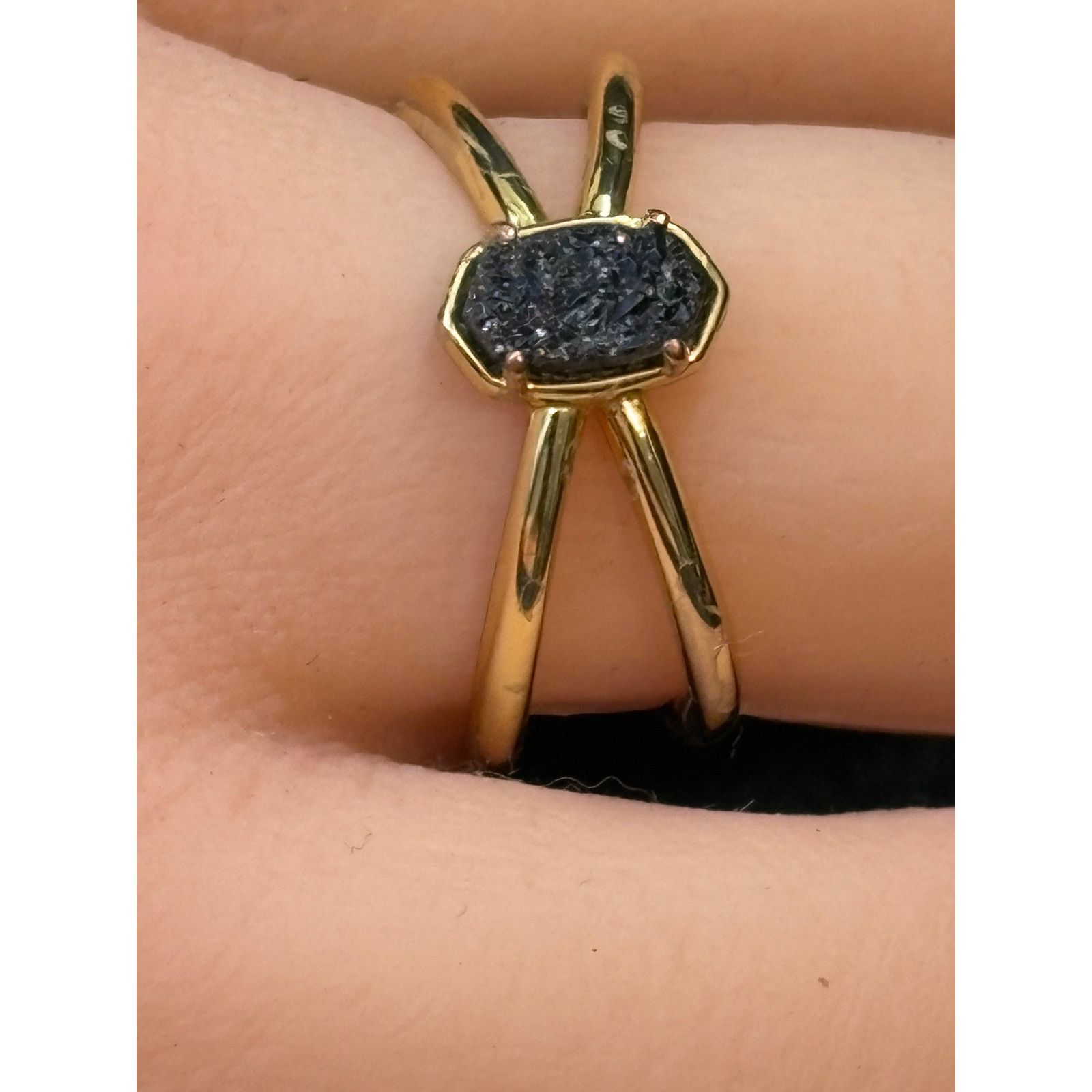 Kendra Scott Kendra Scott Gold-Tone Crossover Ring Size 7 Size ONE SIZE - 3 Thumbnail