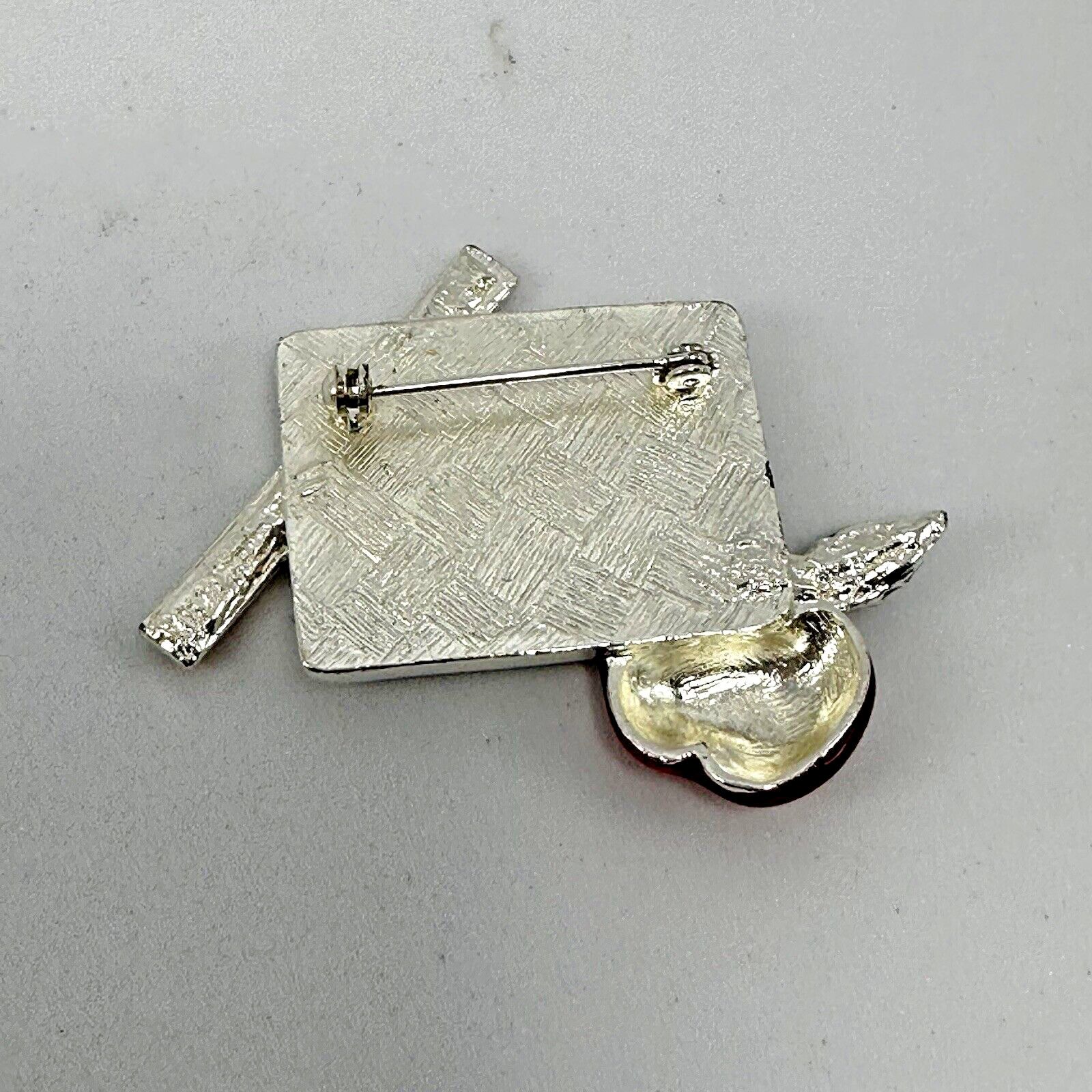 Other I Love 2 Teach Apple Teacher Brooch Pin Button Appreciation Size ONE SIZE - 5 Thumbnail