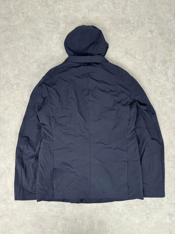 Emporio Armani 2010s Emporio Armani Multi Zip Windbreaker Navy Layered Hooded Jacket Size US M / EU 48-50 / 2 - 6 Thumbnail