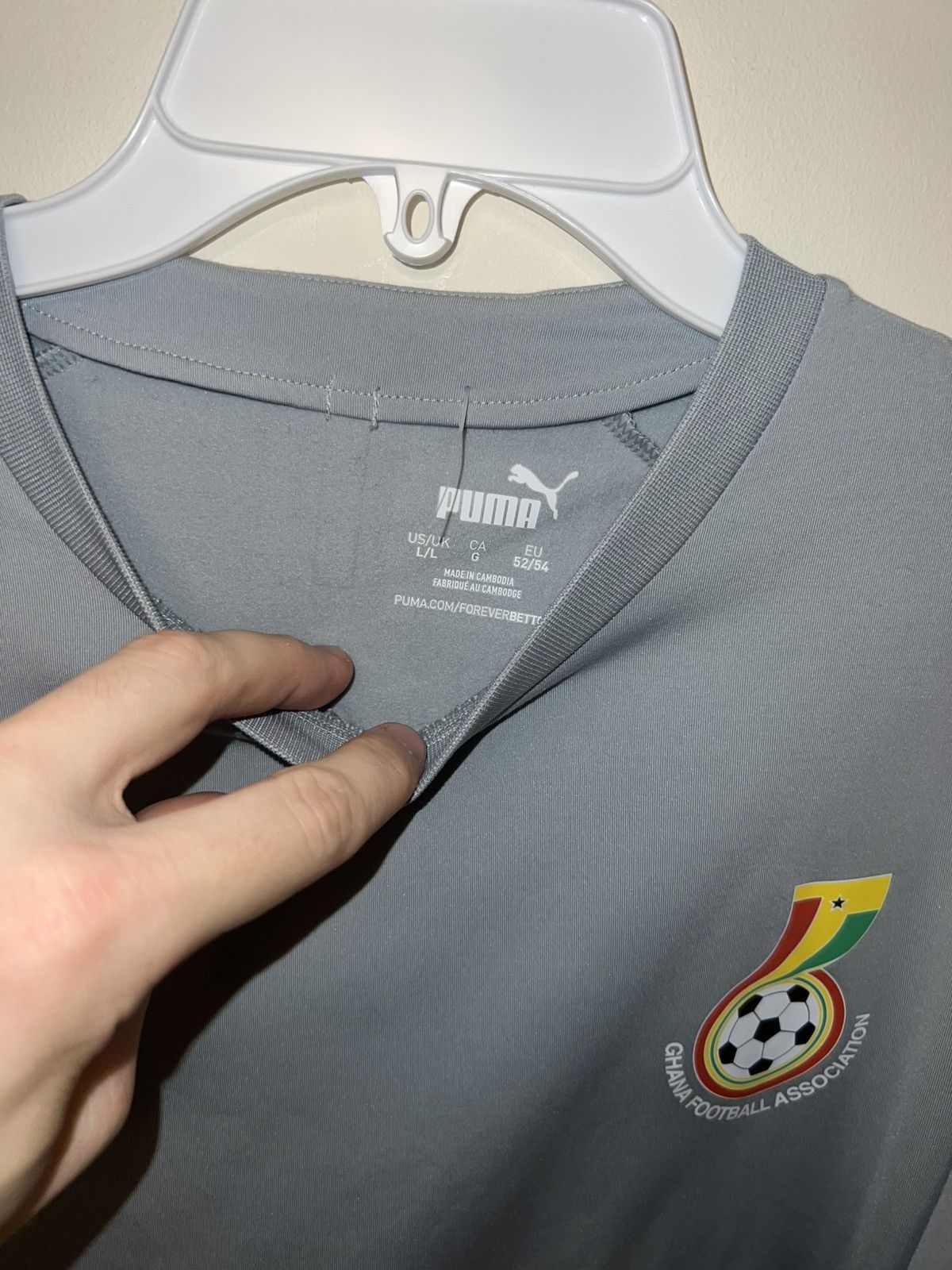 Vintage Ghana Puma Sweat Top Size US L / EU 52-54 / 3 - 4 Thumbnail